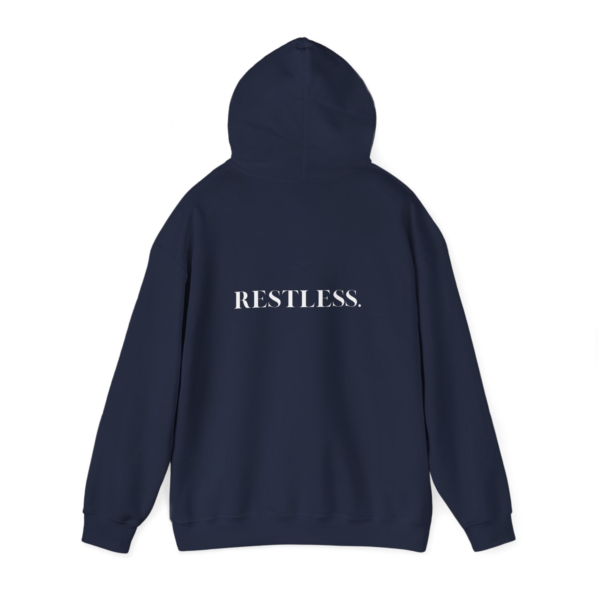 Restless Unisex Hoodie – motivational cozy sweatshirt for dreamers