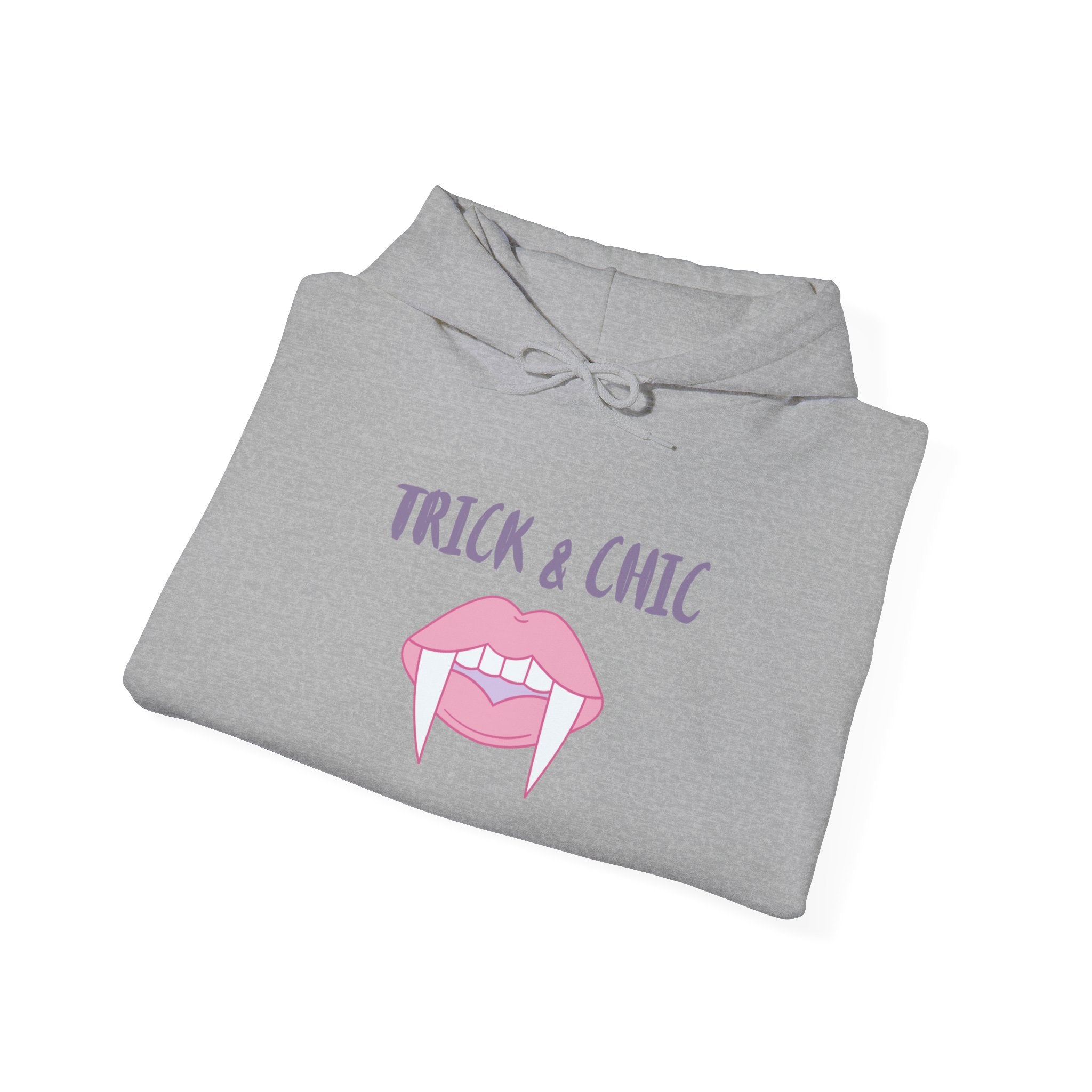 Spooky Chic Hooded Sweatshirt – Cozy Unisex Halloween Hoodie