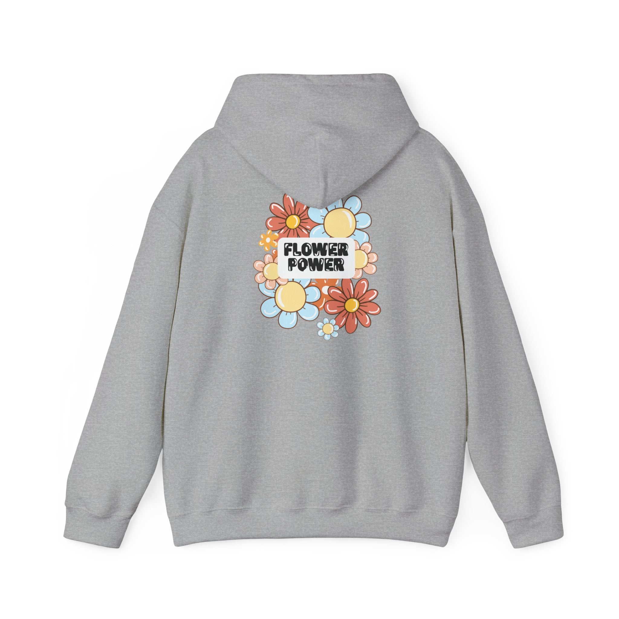 Flower Power Unisex Hoodie eco-friendly boho sweatshirt