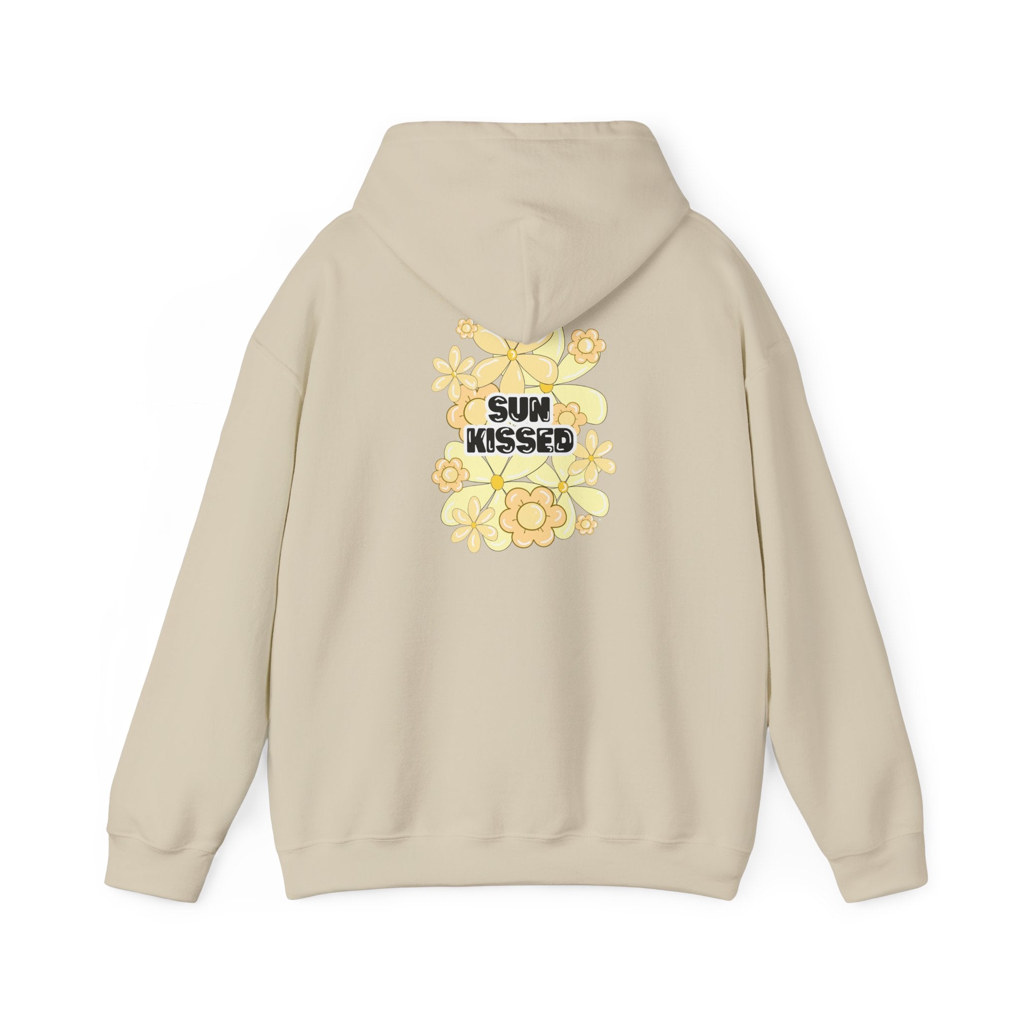 Sun Kissed Floral Hoodie – Cozy Unisex Hooded Sweatshirt,