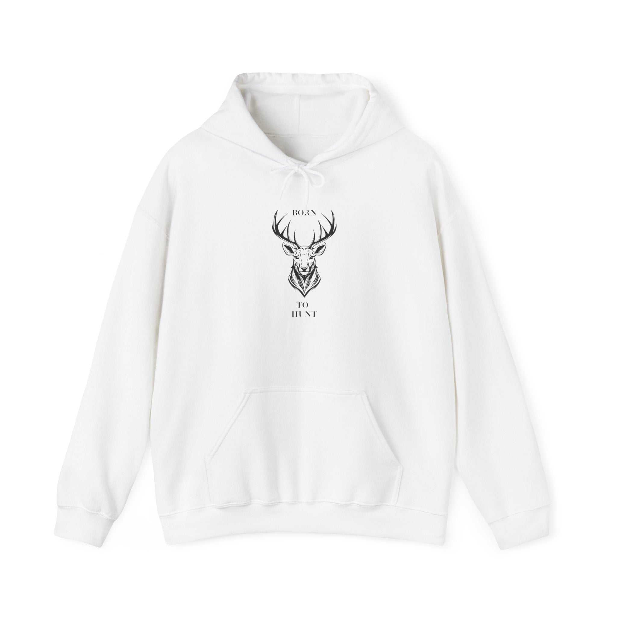 Born to Hunt Hoodie with Deer Design for Outdoor and Nature Lovers