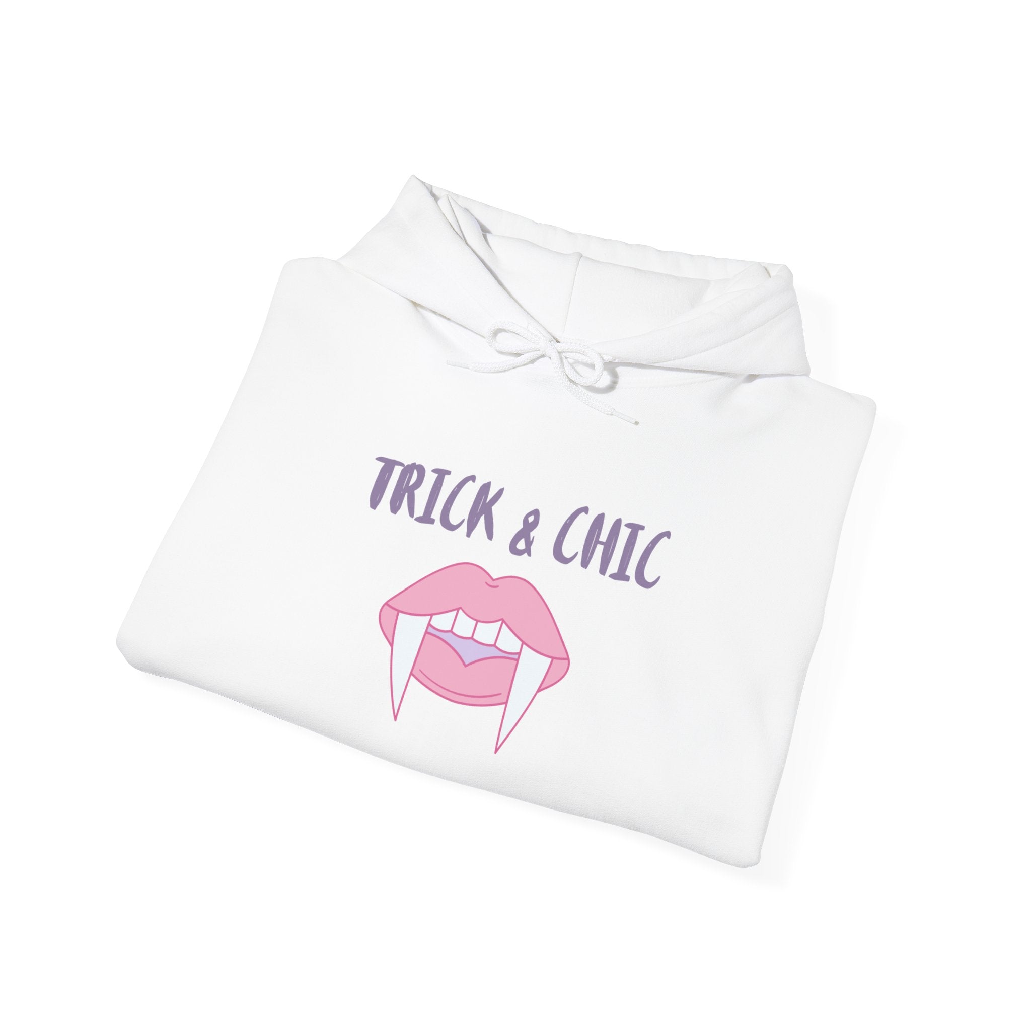 Spooky Chic Hooded Sweatshirt – Cozy Unisex Halloween Hoodie