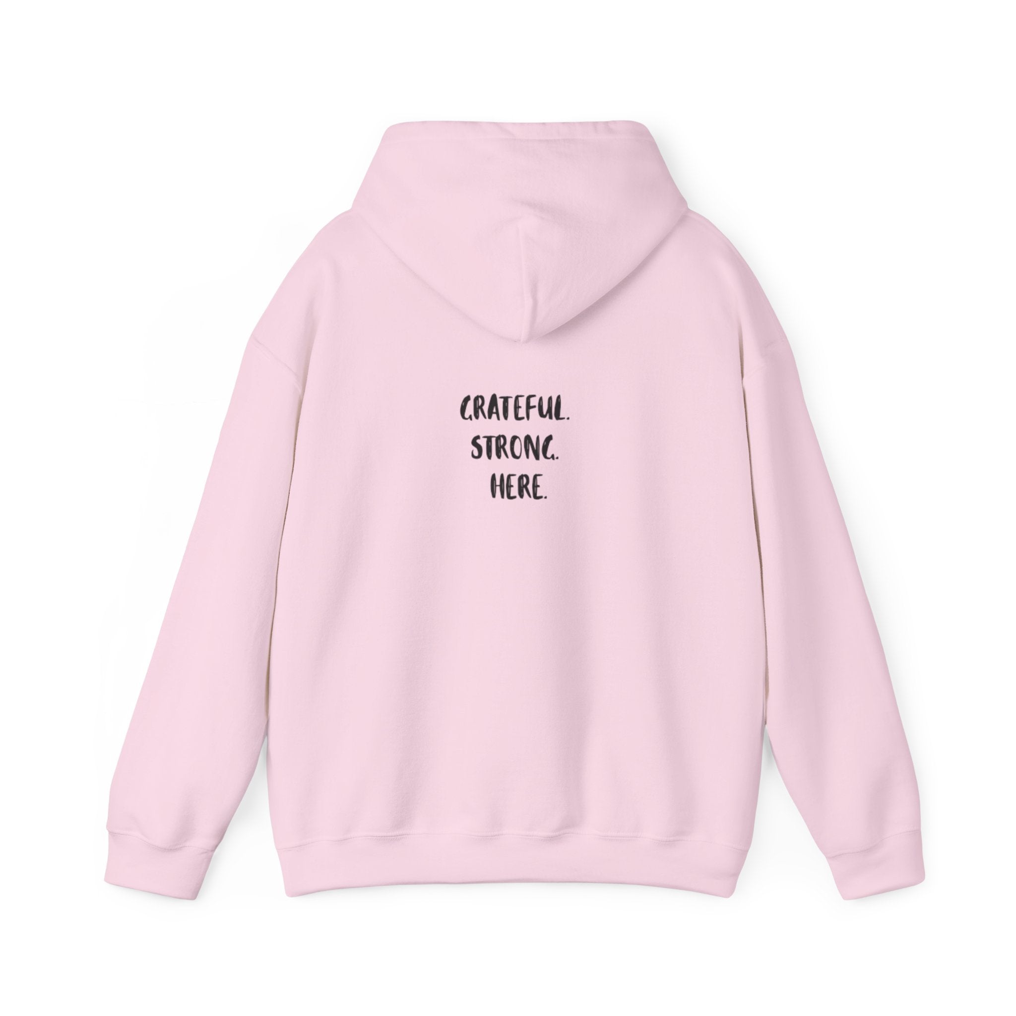 Grateful Strong Unisex Hoodie – motivational sweatshirt gift