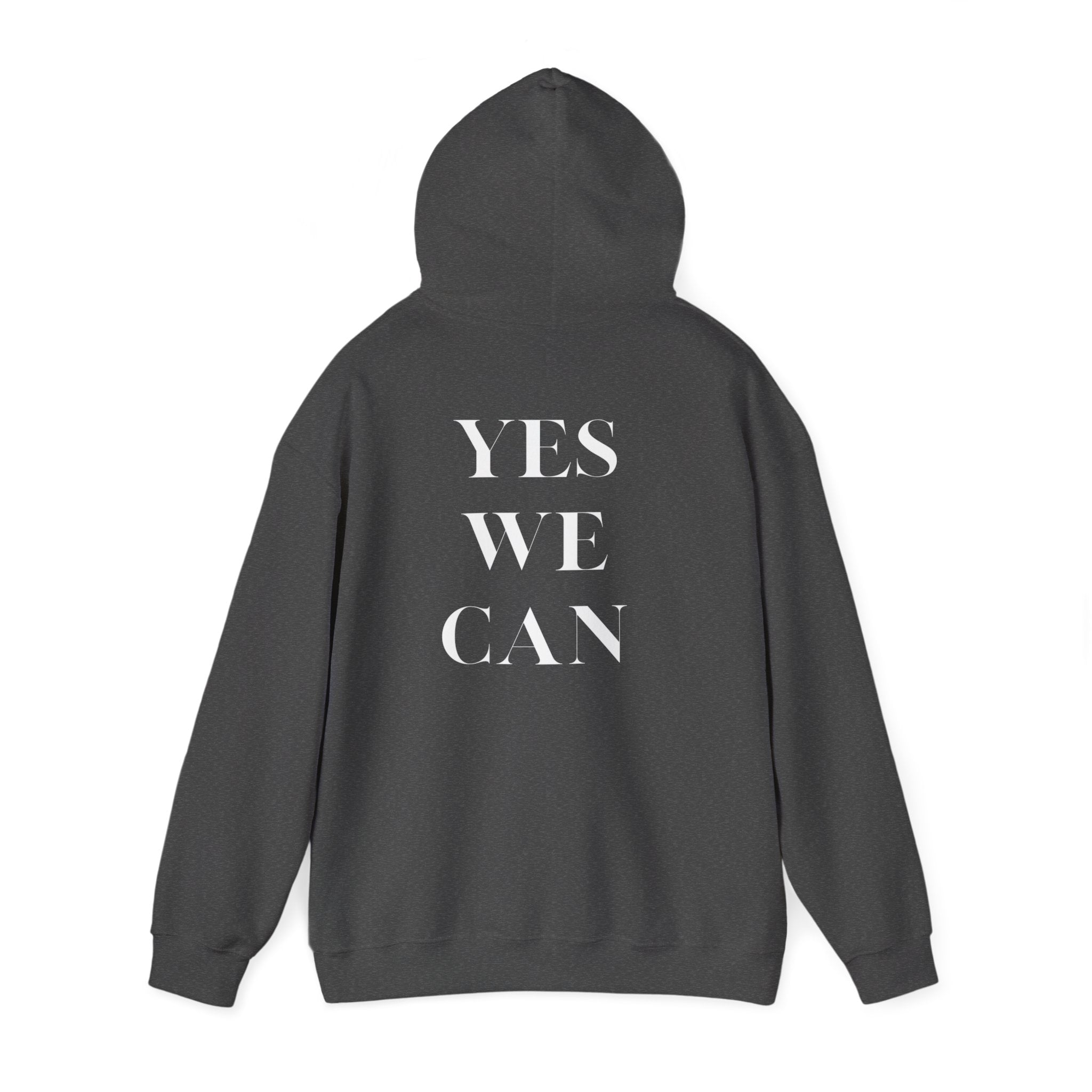 Yes We Can Unisex Hoodie motivational statement sweatshirt gift