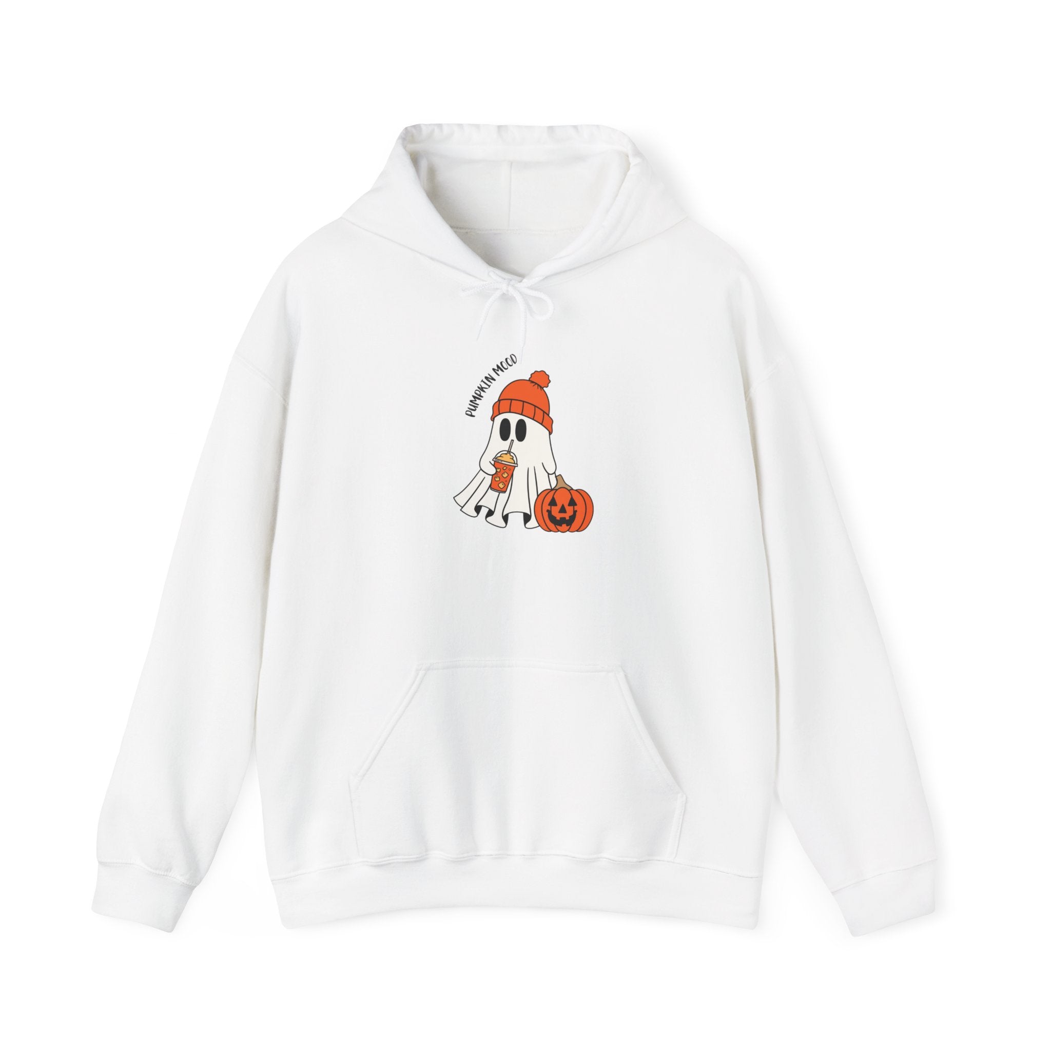 Halloween Ghost Hoodie – Cozy Unisex Sweatshirt for Trick-or-Treat
