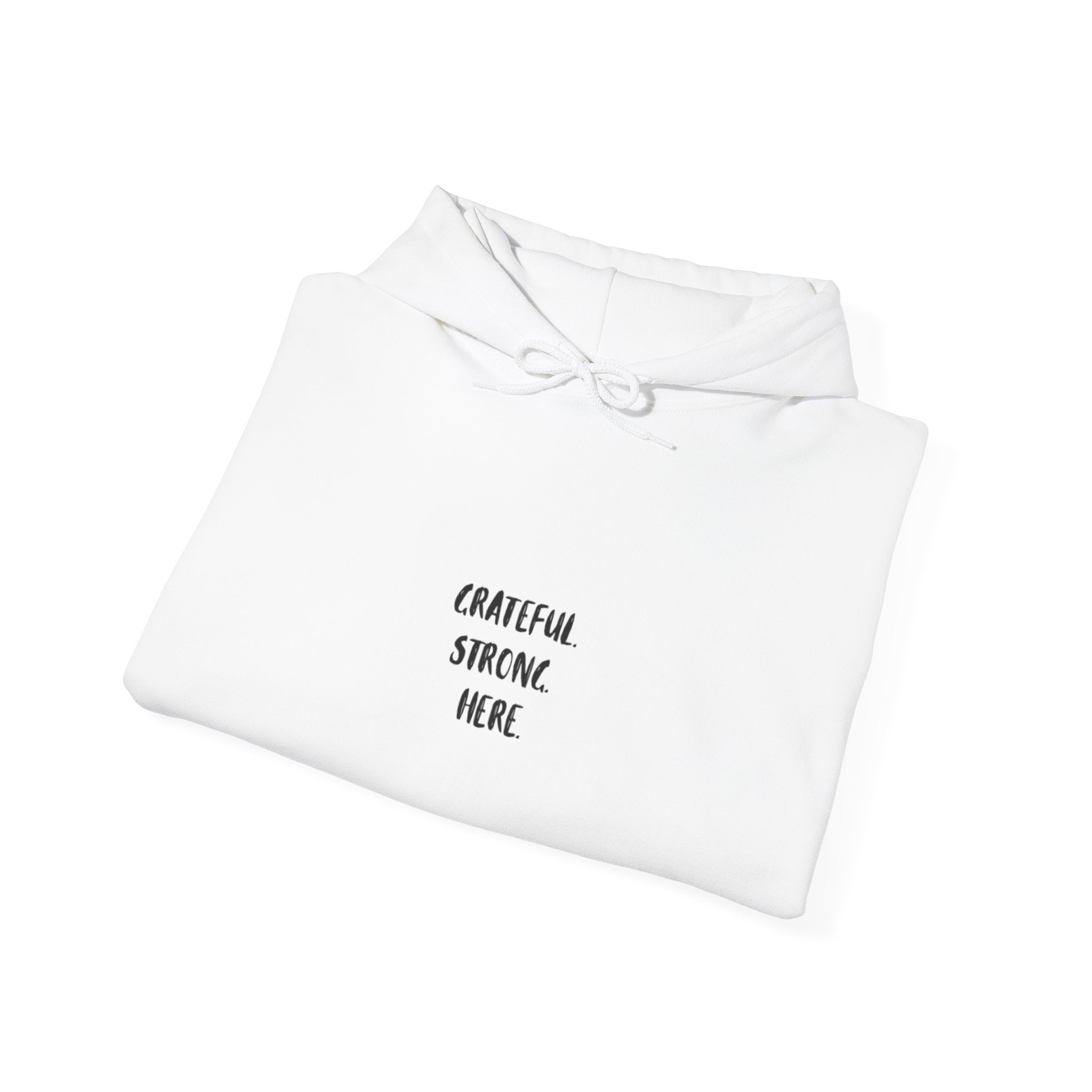 Grateful Strong Unisex Hoodie – motivational sweatshirt gift