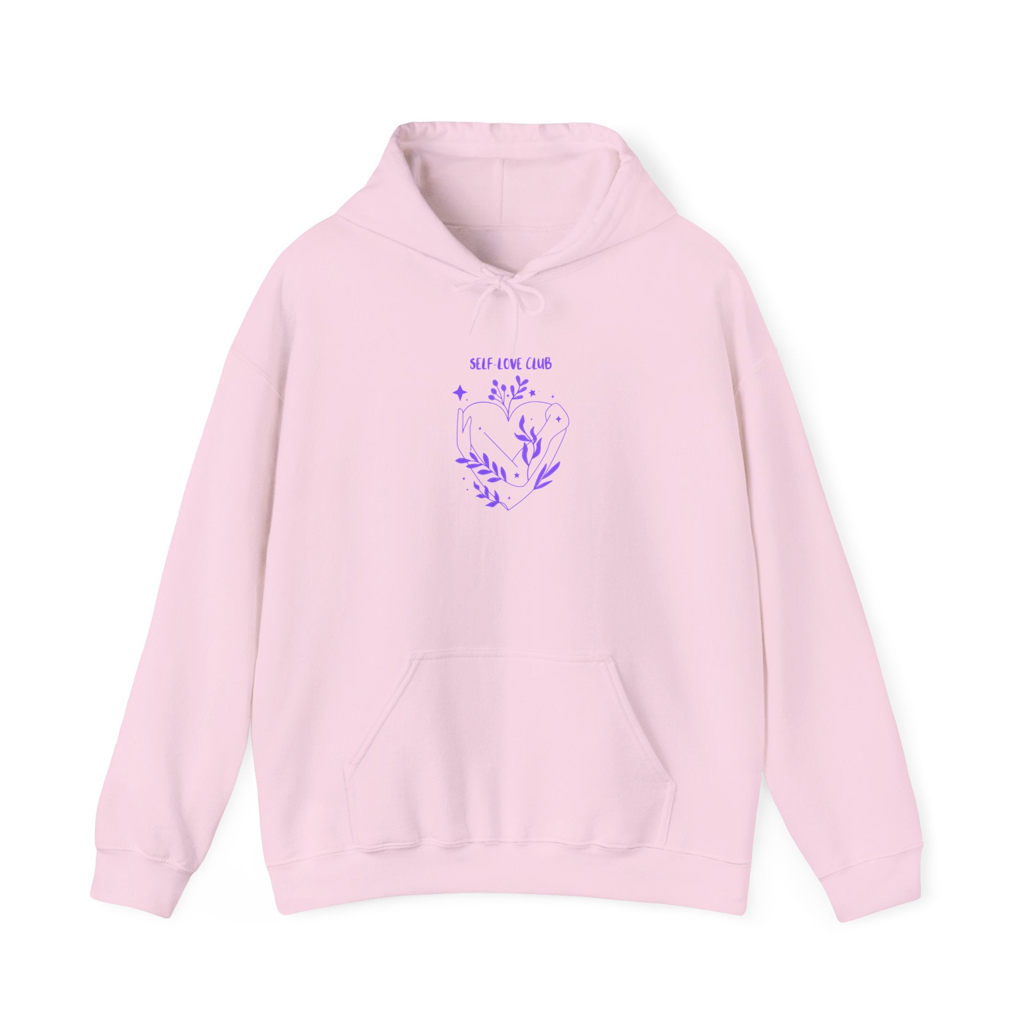 Floral Heart Hoodie cozy unisex sweatshirt for nature lovers