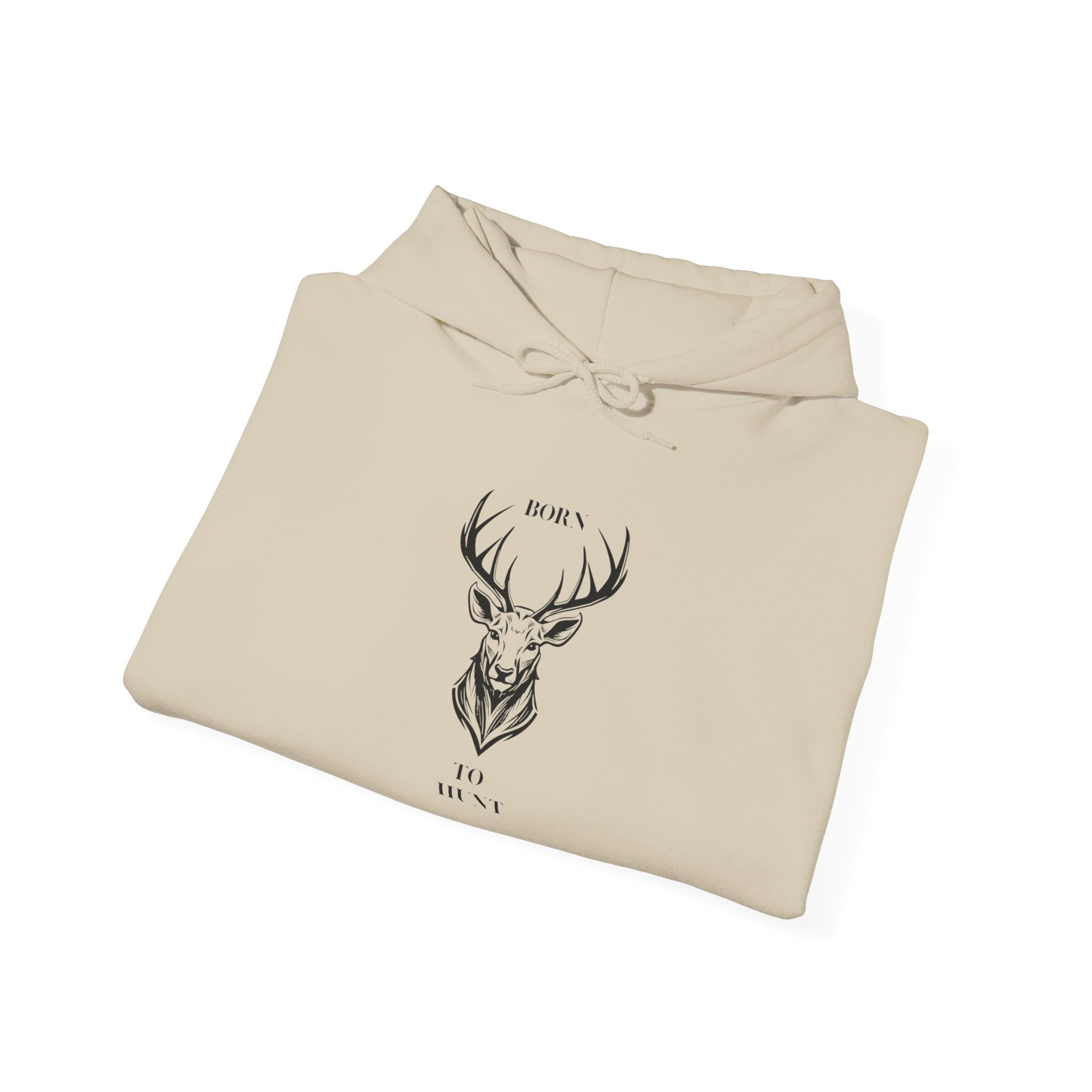Born to Hunt Hoodie with Deer Design for Outdoor and Nature Lovers
