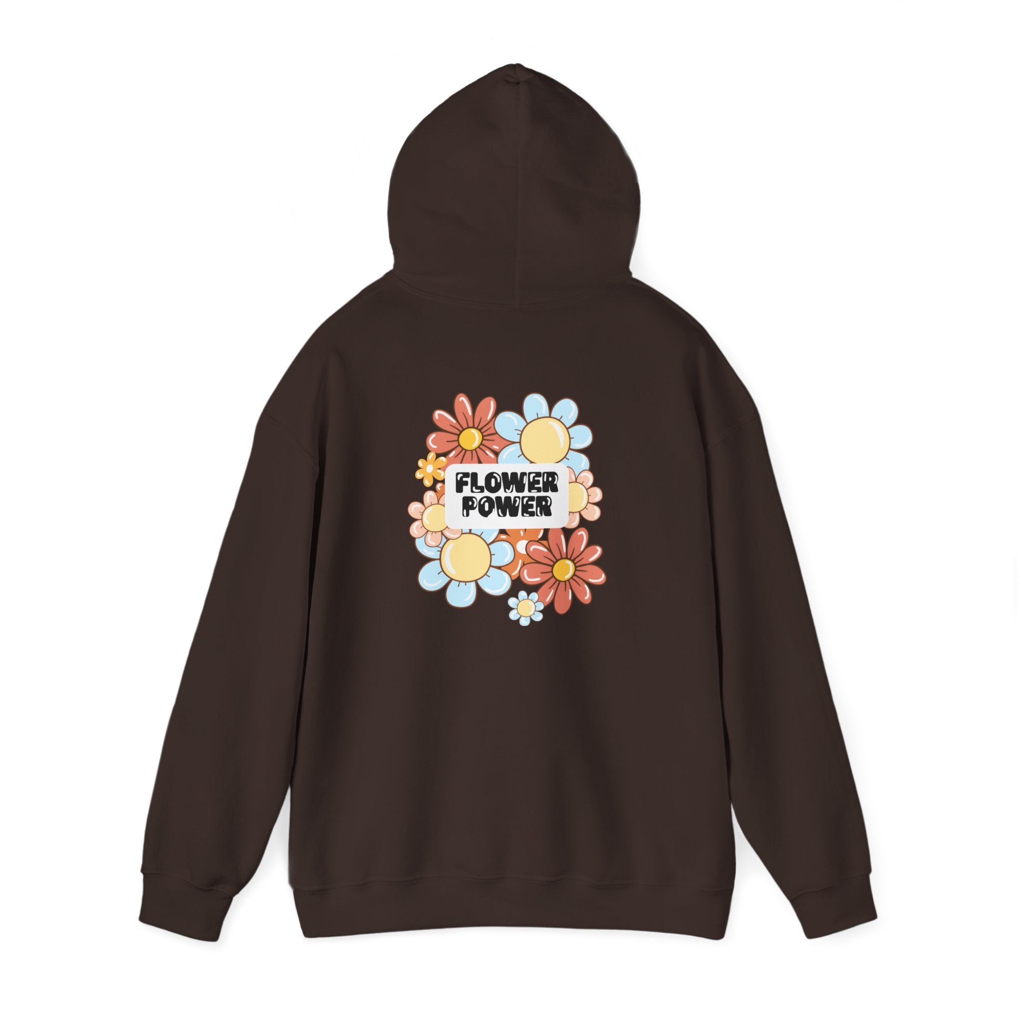 Flower Power Unisex Hoodie eco-friendly boho sweatshirt
