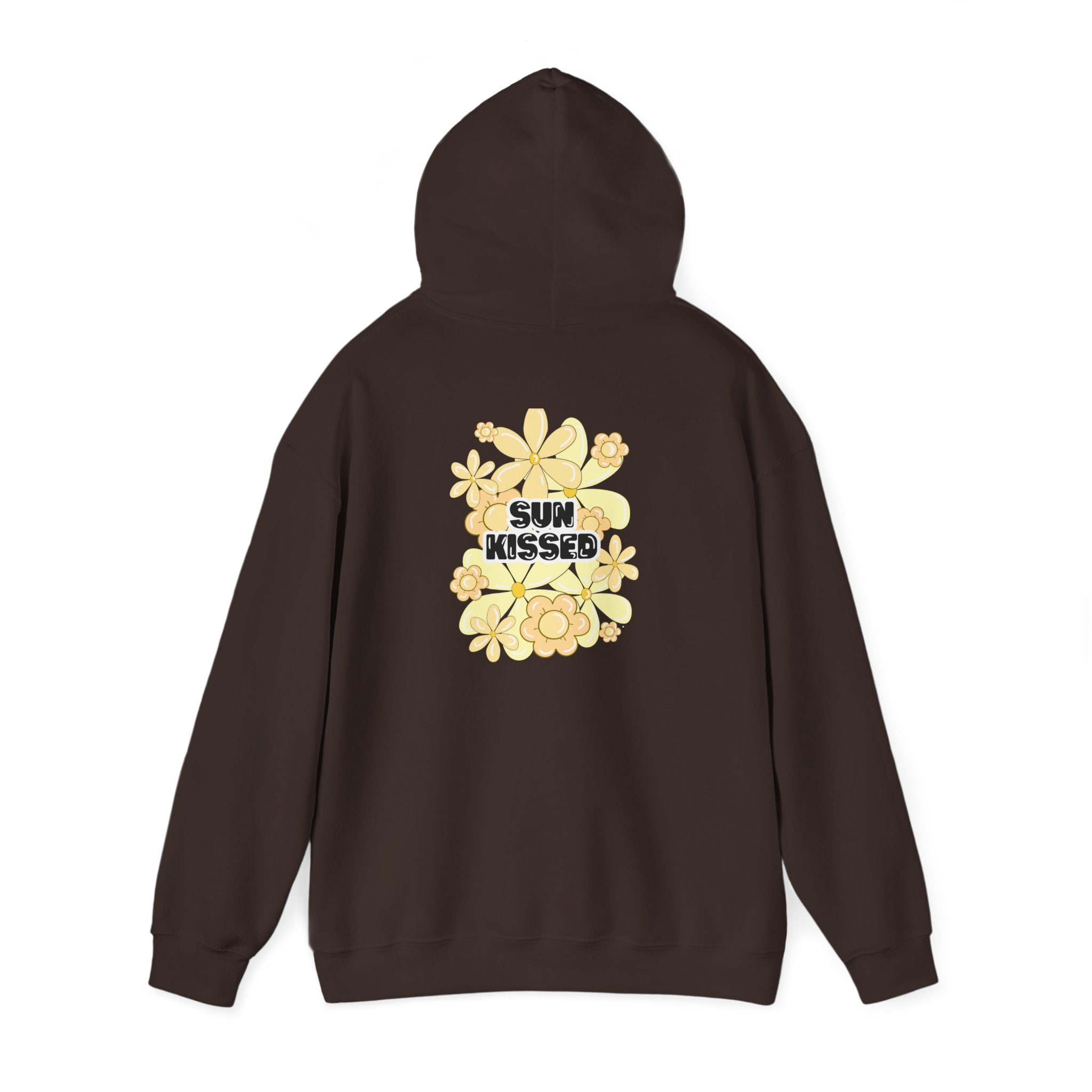 Sun Kissed Floral Hoodie – Cozy Unisex Hooded Sweatshirt,