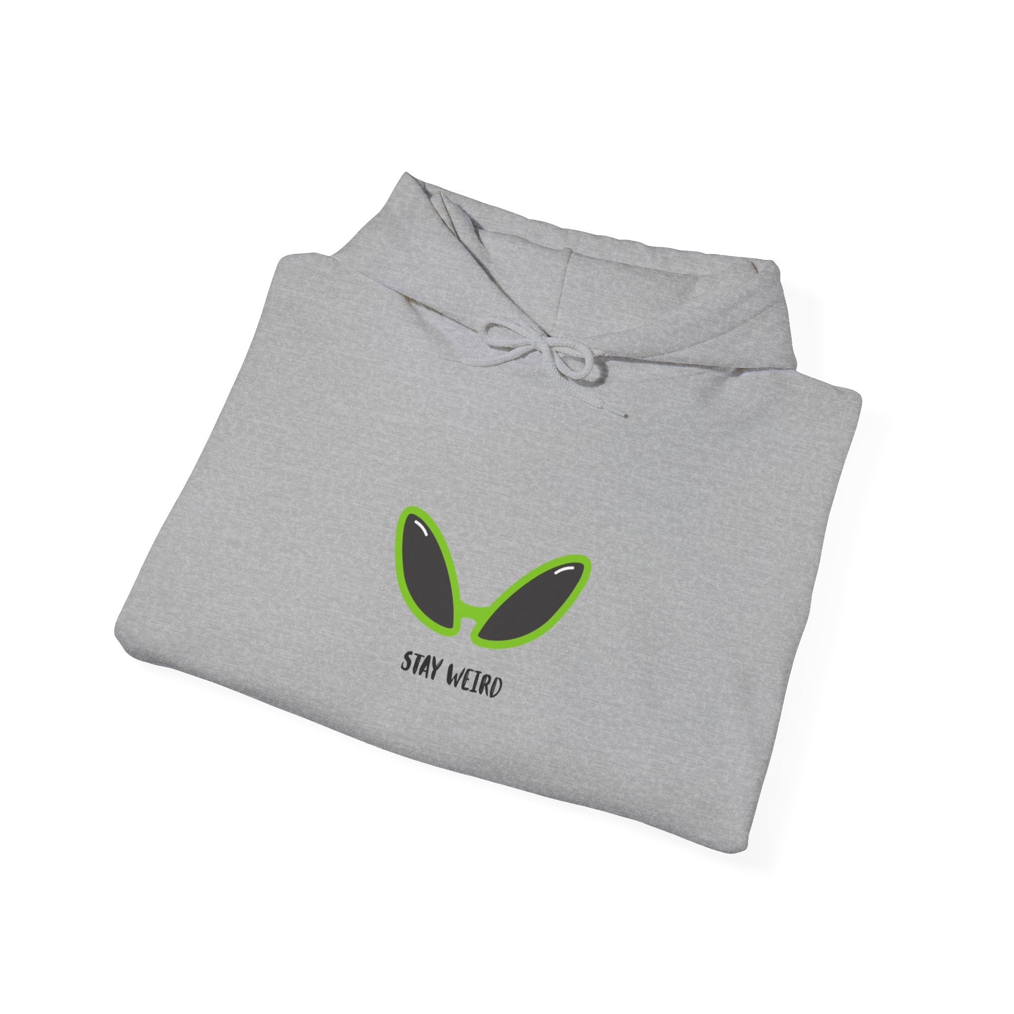 Stay Weird Alien Hoodie – Funny Unisex Sweatshirt for Friends