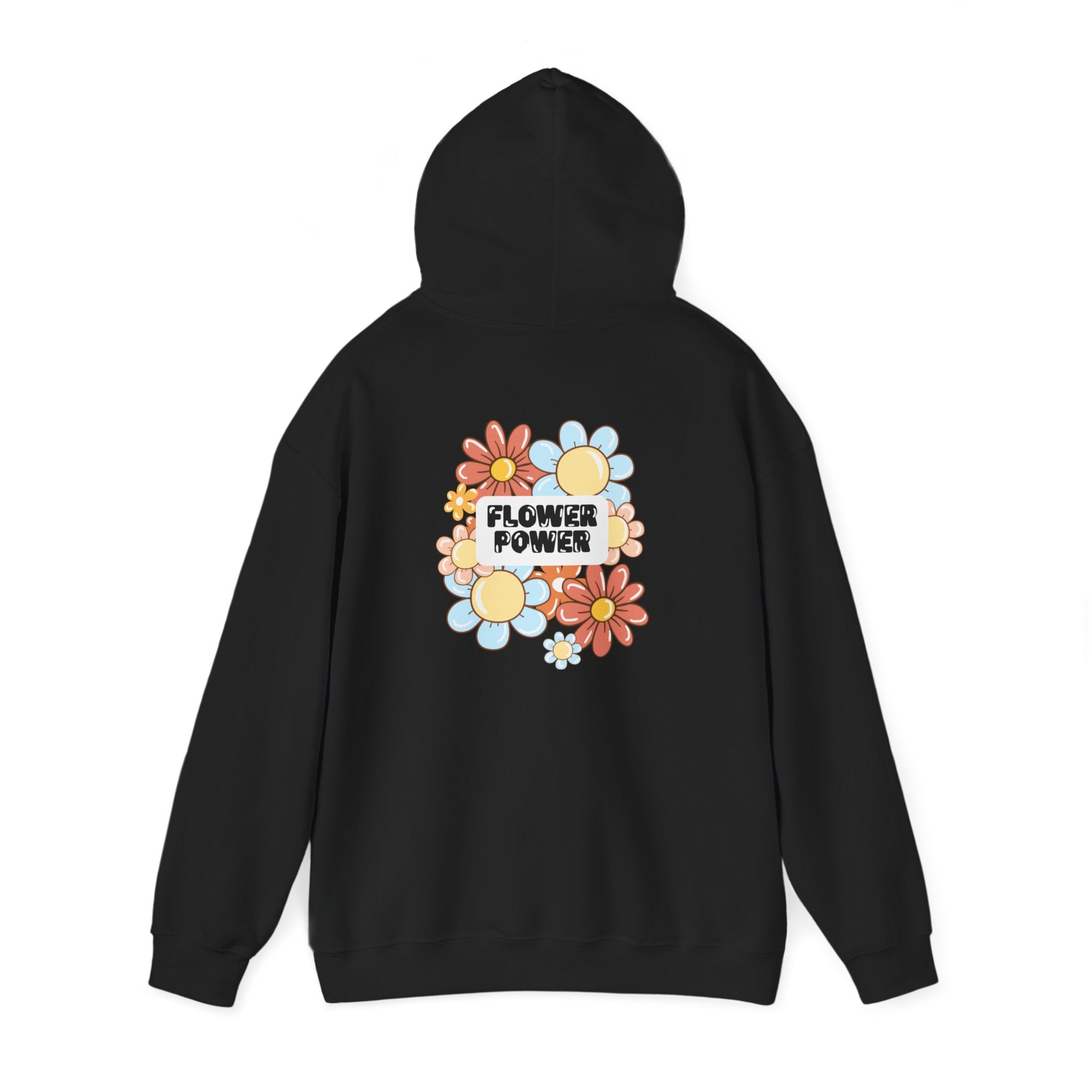 Flower Power Unisex Hoodie eco-friendly boho sweatshirt