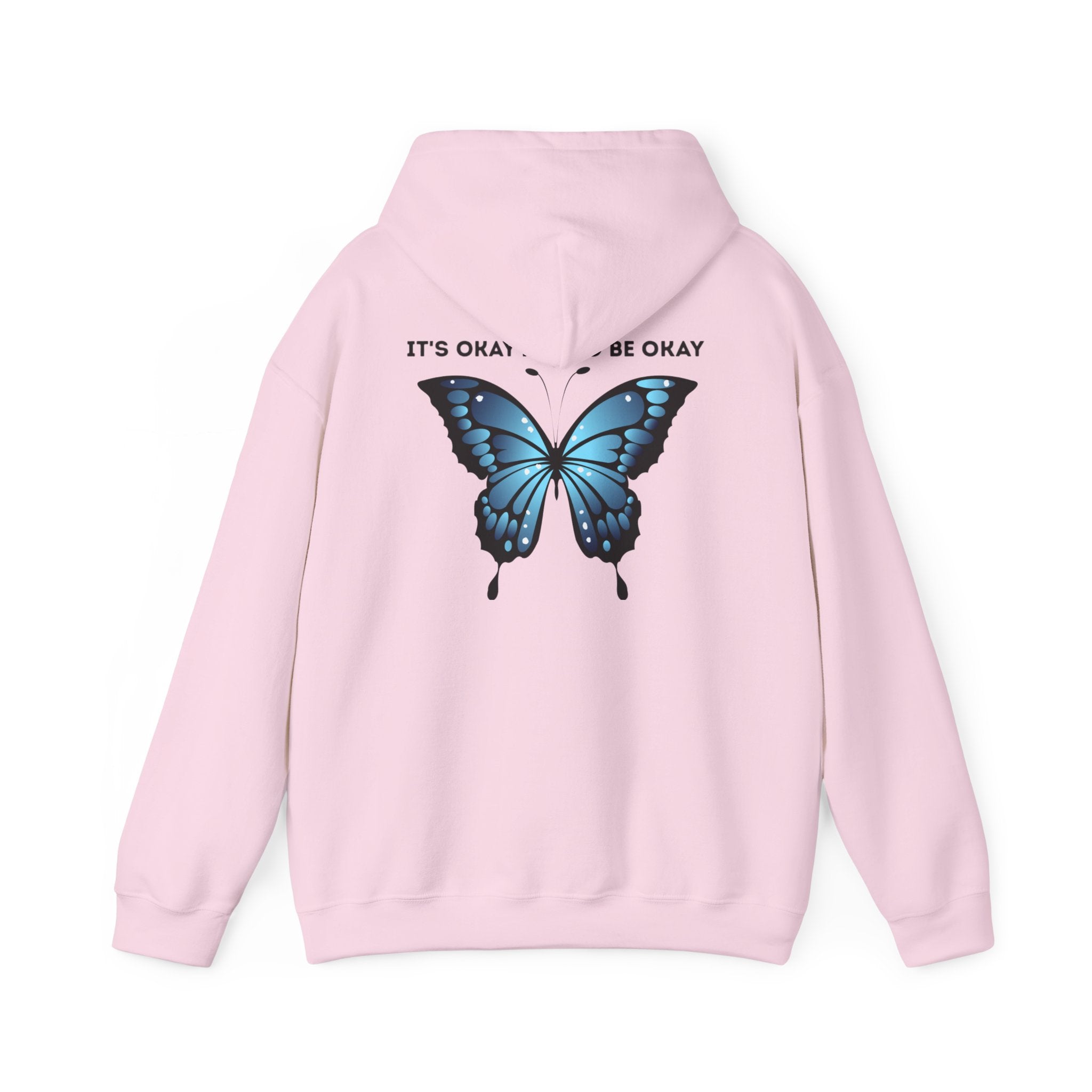 Mental Health Awareness Hoodie blue butterfly quote sweatshirt