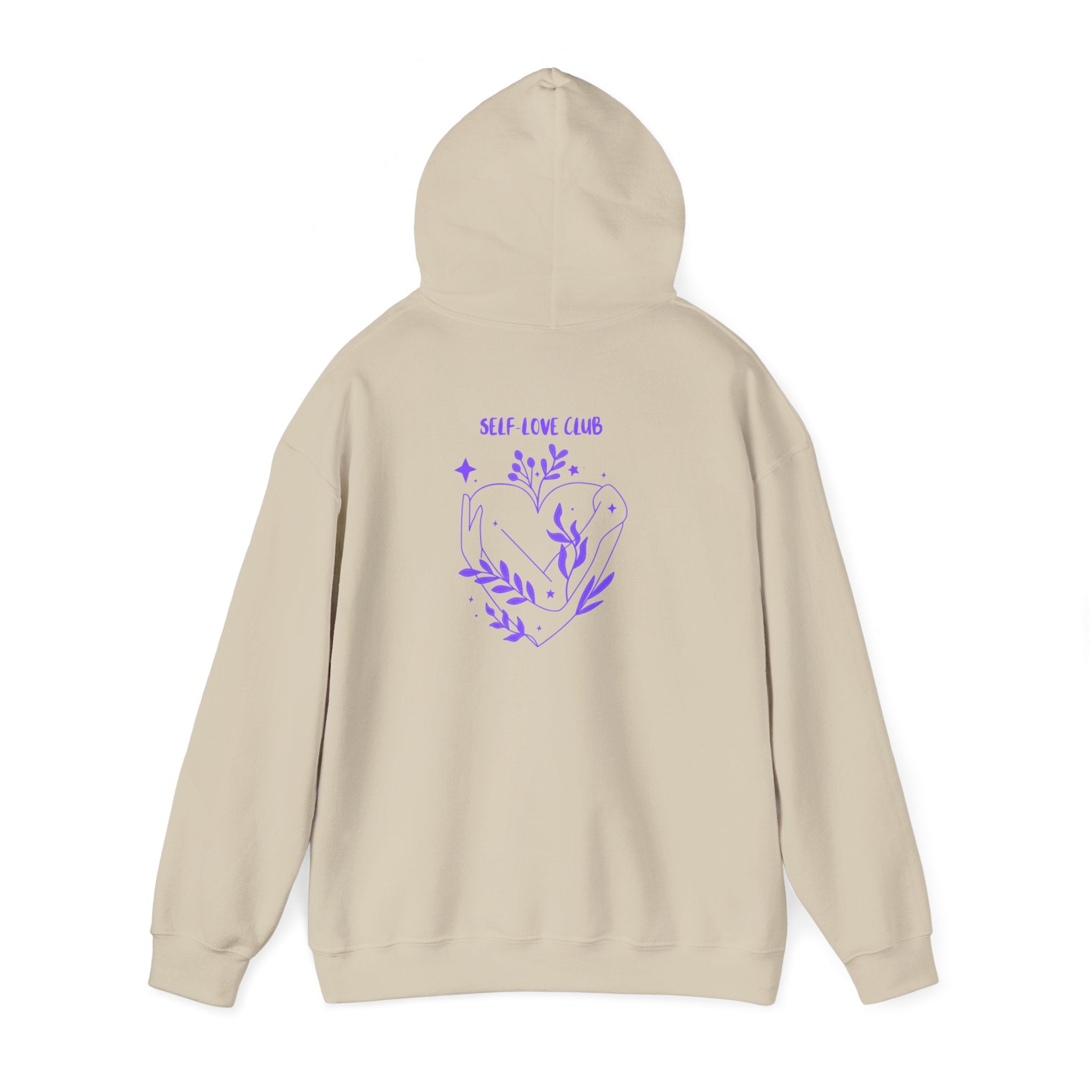 Floral Heart Hoodie cozy unisex sweatshirt for nature lovers