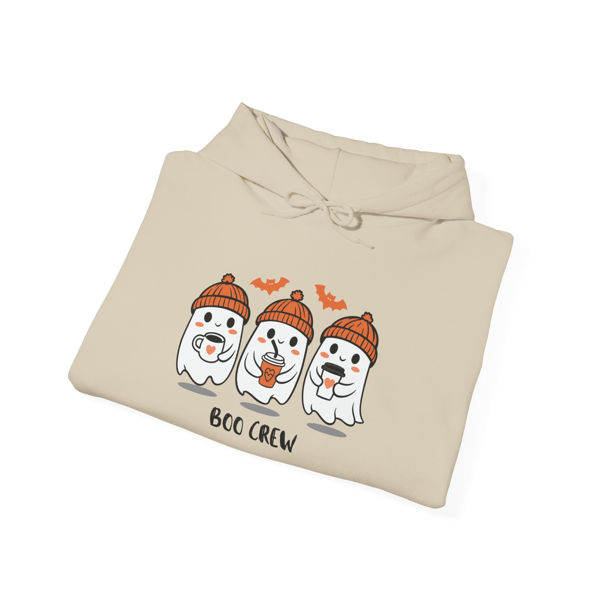 Halloween Boo Crew Sweatshirt – Cozy Unisex Hoodie for Fall