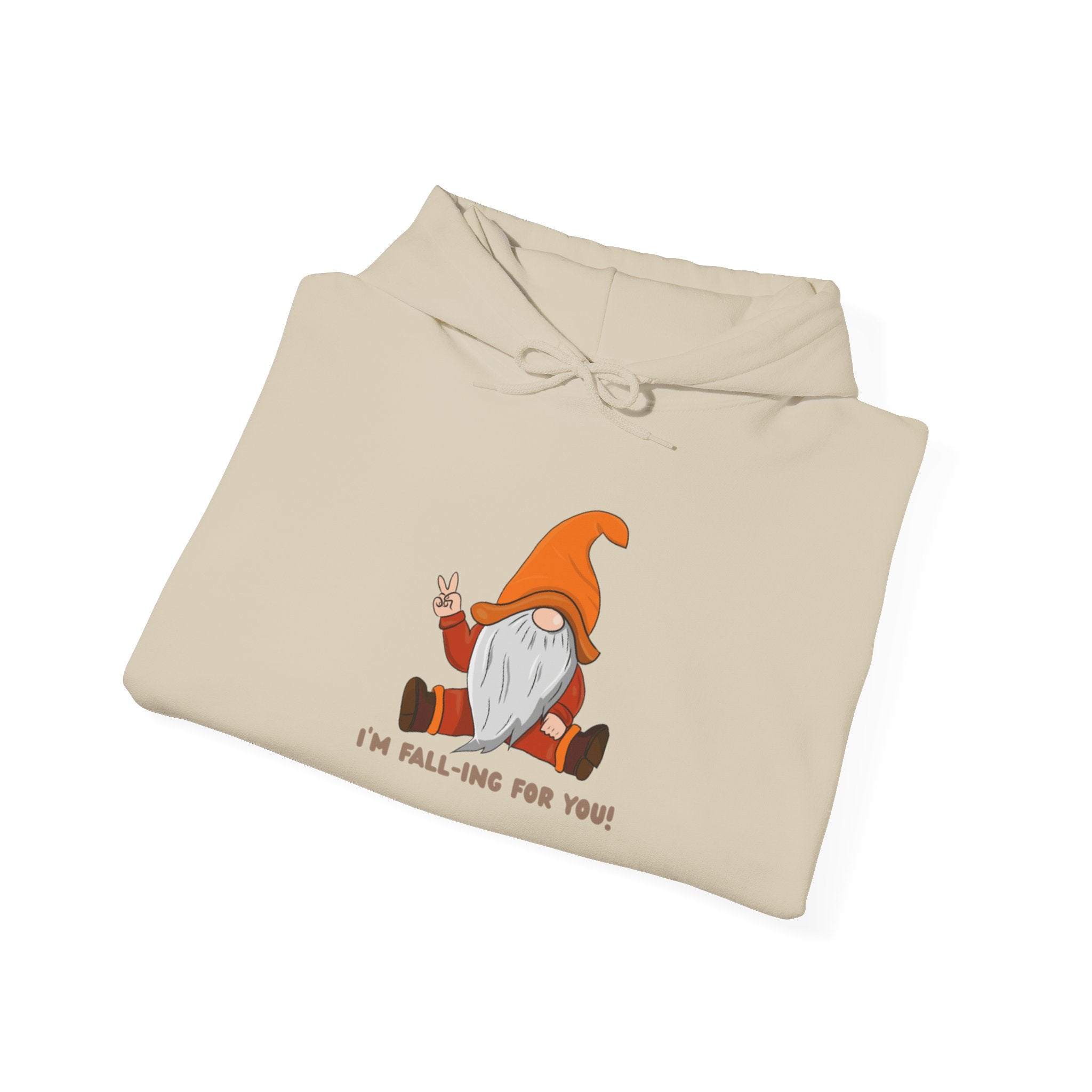 Fall Gnome Hoodie – Cozy Unisex Sweatshirt with Cute Gnome Design