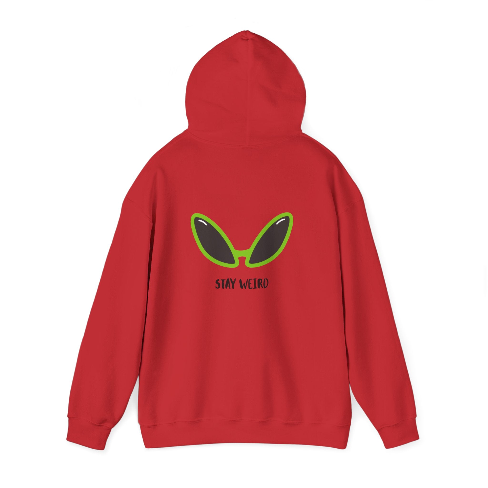 Stay Weird Alien Hoodie – Funny Unisex Sweatshirt for Friends