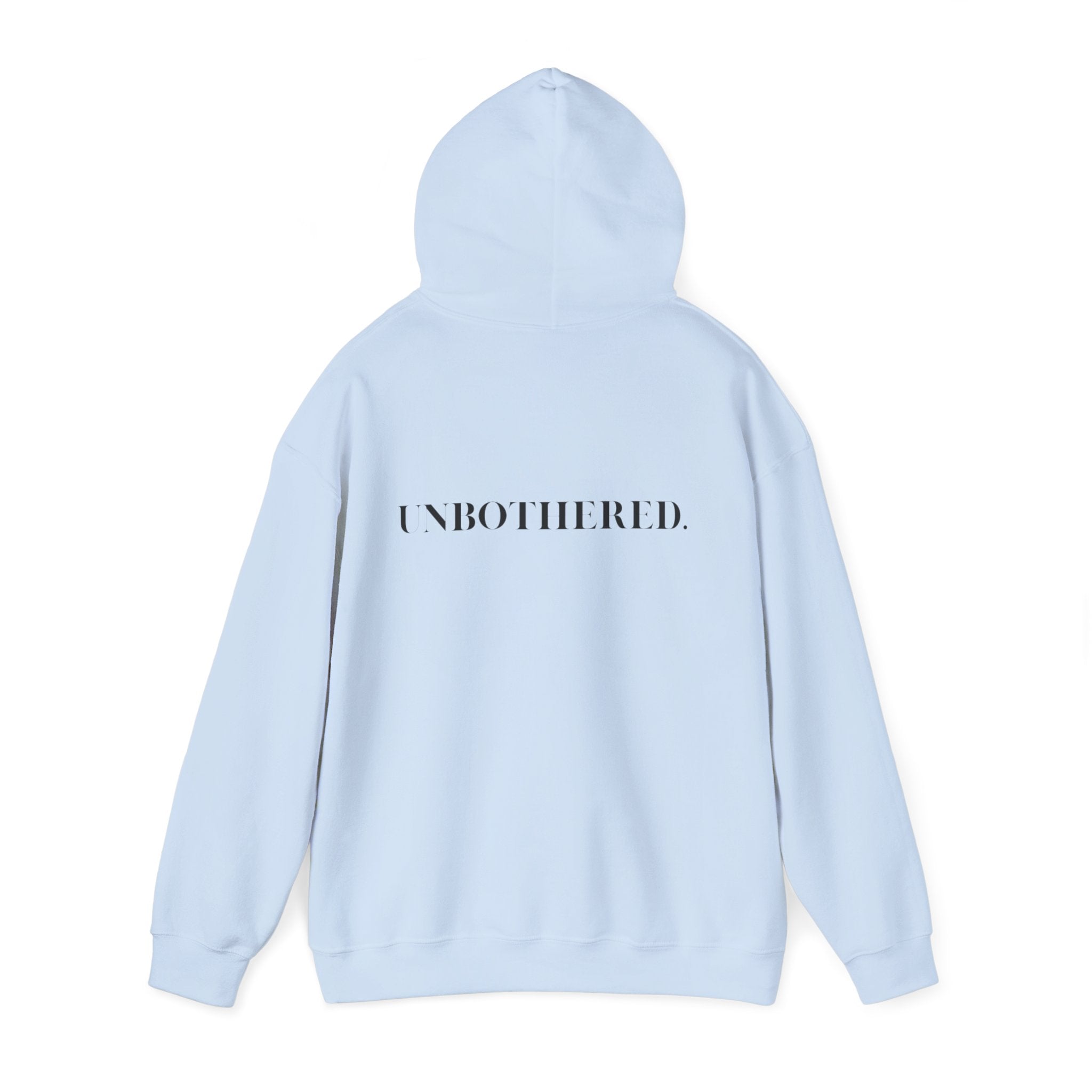 Unbothered Vibes Hoodie – cozy unisex sweatshirt for relaxation