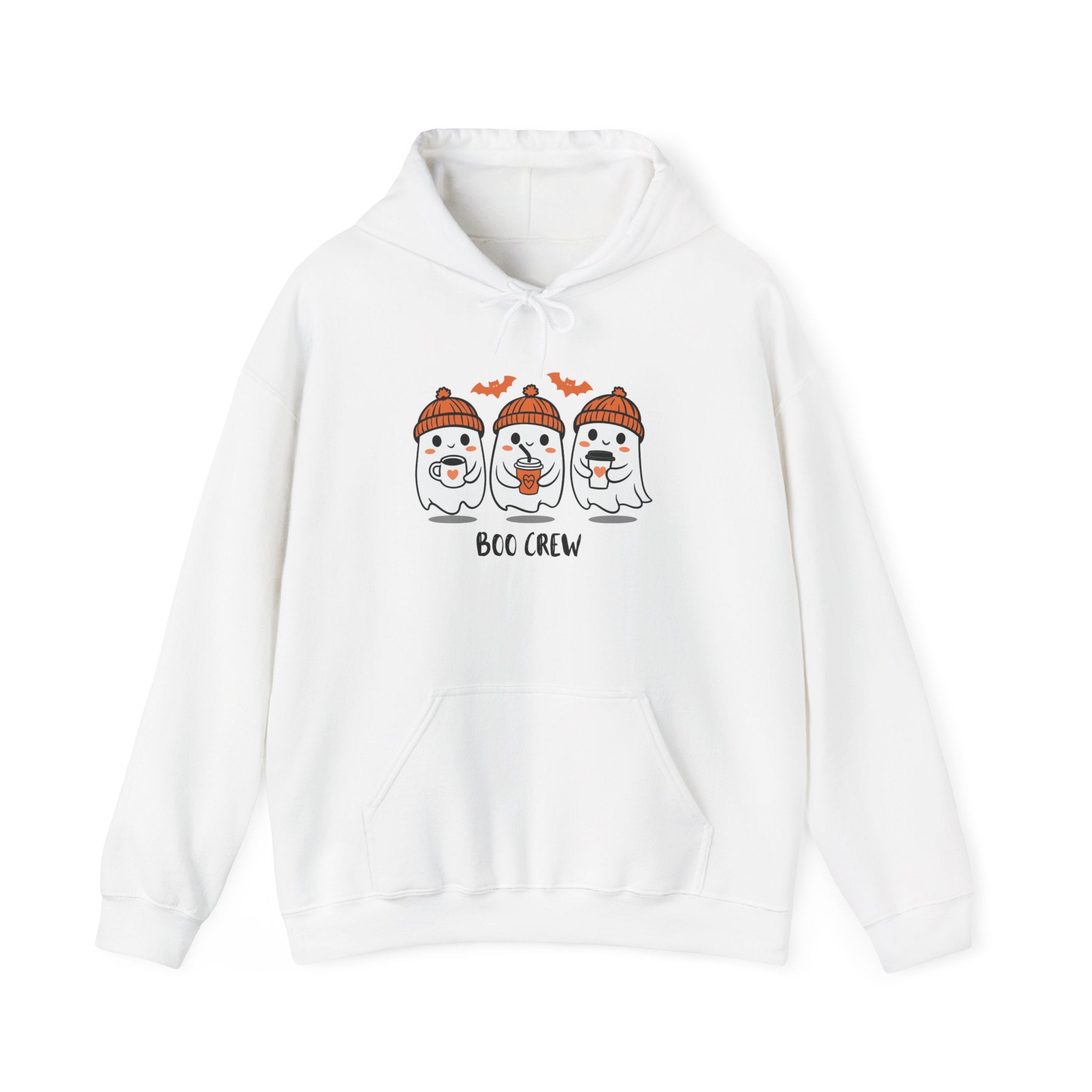 Halloween Boo Crew Sweatshirt – Cozy Unisex Hoodie for Fall