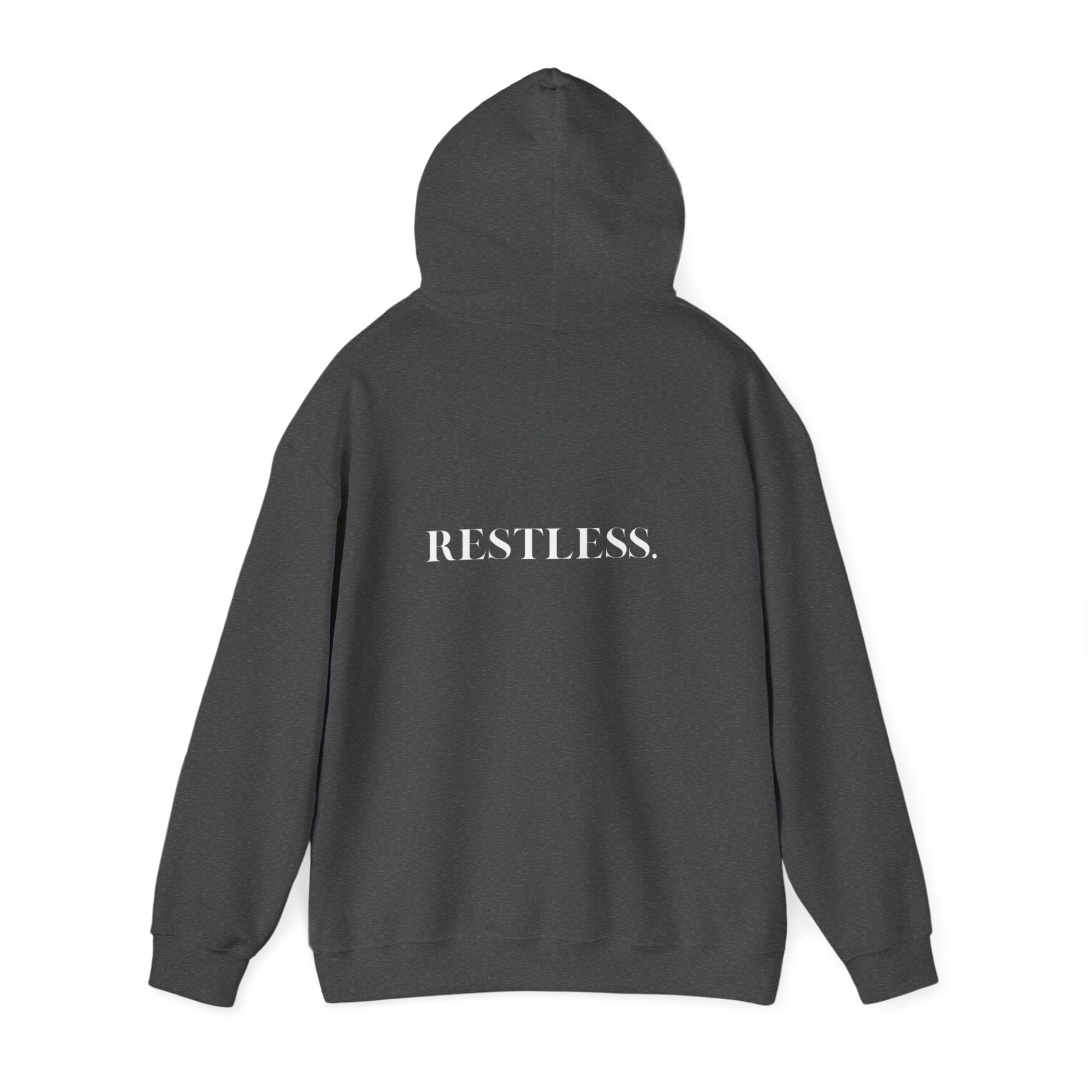 Restless Unisex Hoodie – motivational cozy sweatshirt for dreamers