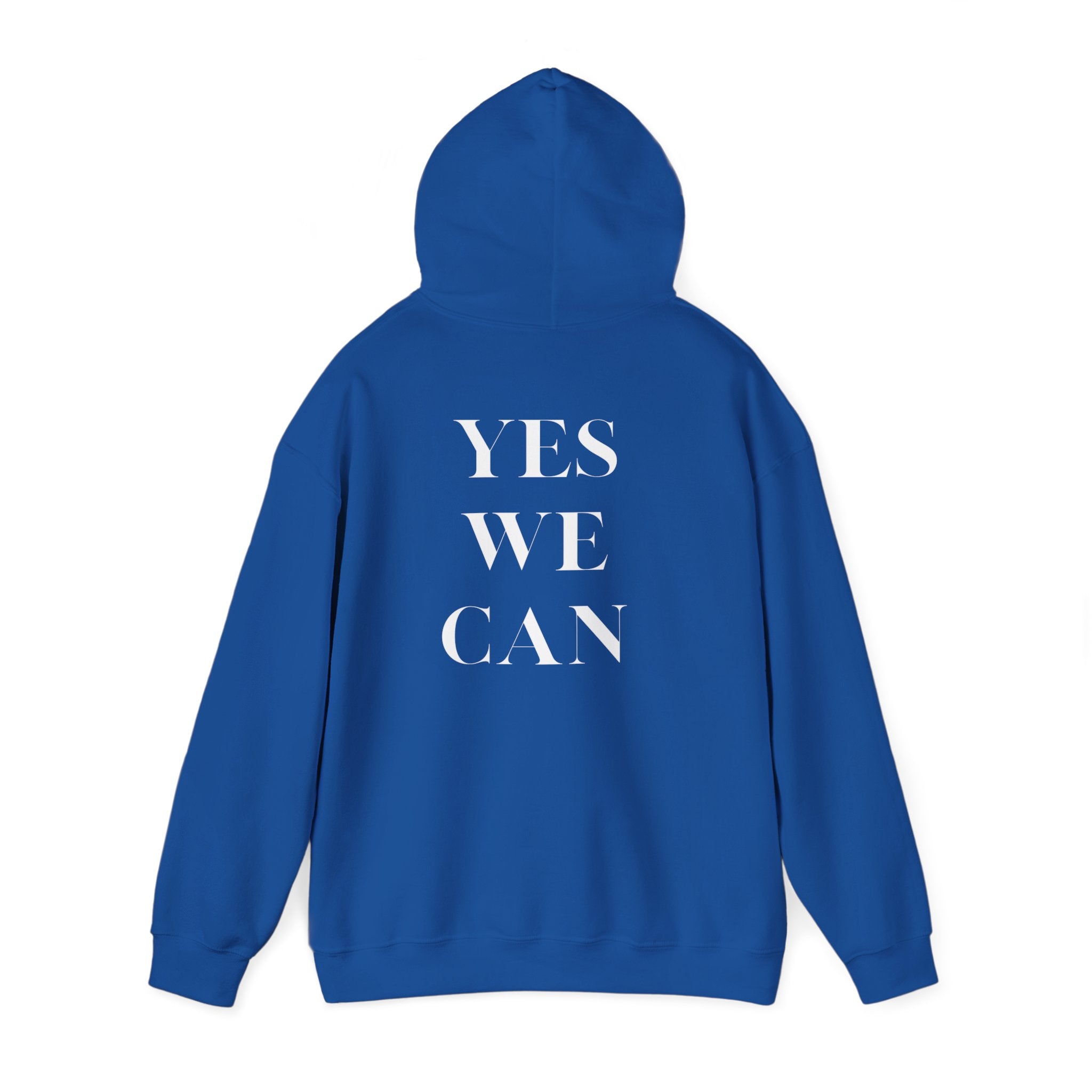 Yes We Can Unisex Hoodie motivational statement sweatshirt gift