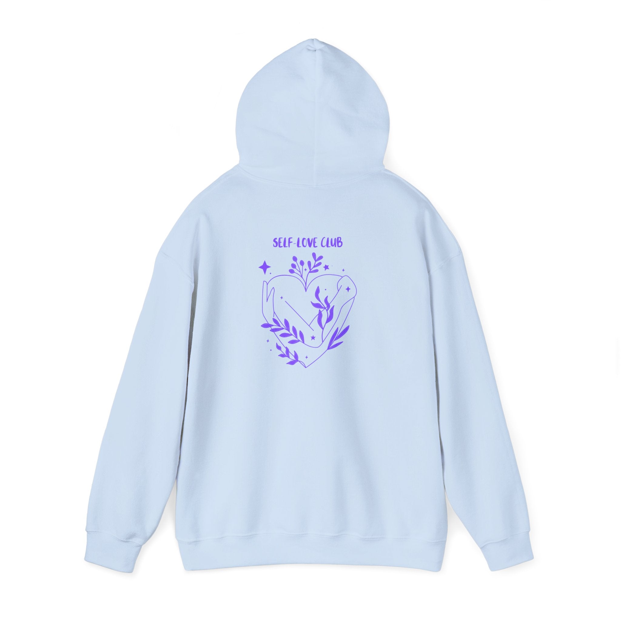 Floral Heart Hoodie cozy unisex sweatshirt for nature lovers