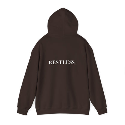 Restless Unisex Hoodie – motivational cozy sweatshirt for dreamers