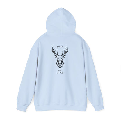 Born to Hunt Hoodie with Deer Design for Outdoor and Nature Lovers
