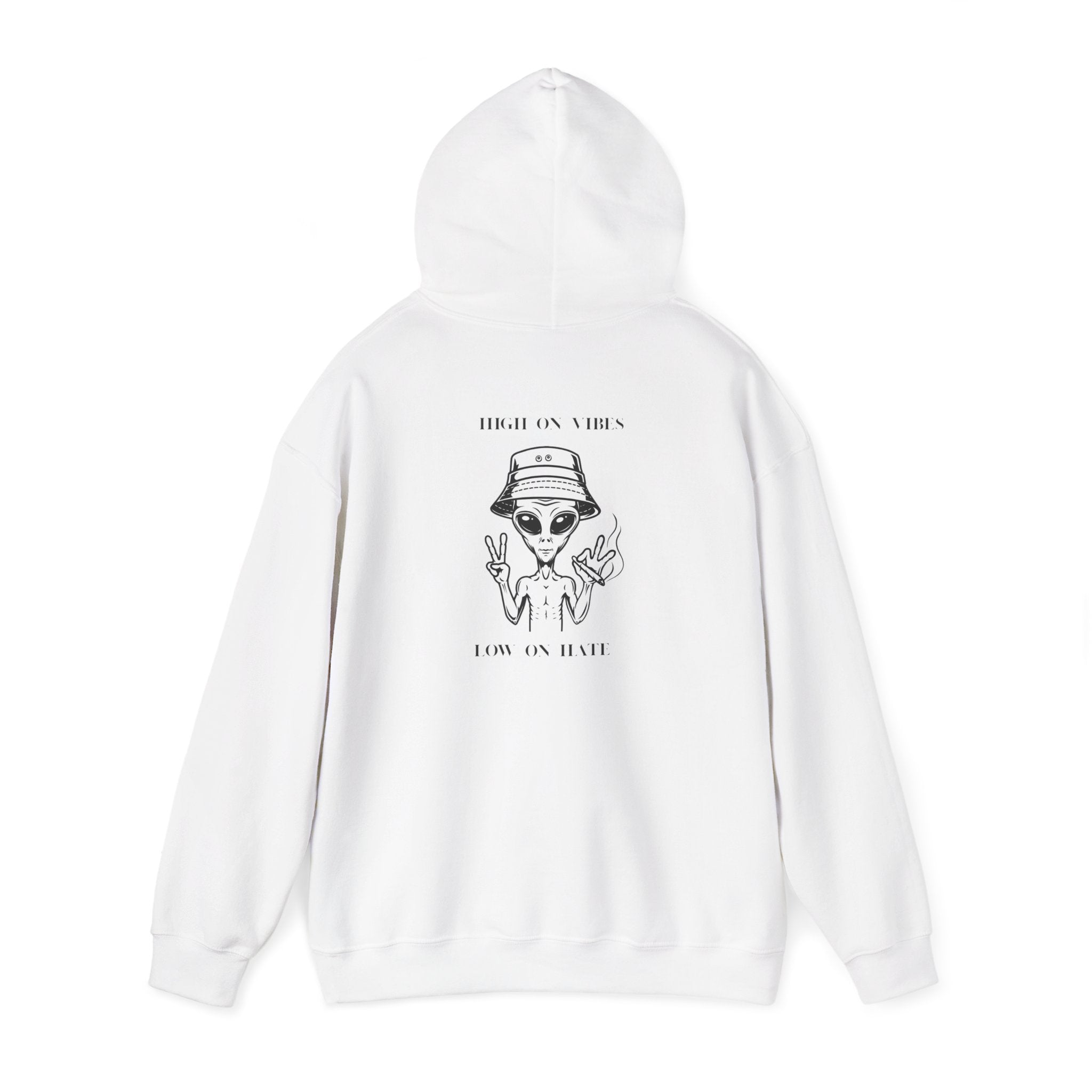 Funny Alien Hoodie - UFO Graphic Unisex Sweatshirt