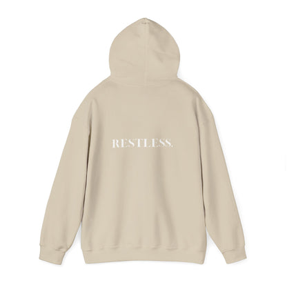 Restless Unisex Hoodie – motivational cozy sweatshirt for dreamers