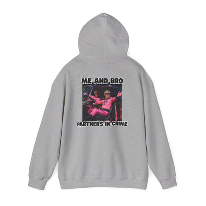 Partners in Crime Hooded Sweatshirt – fun best friend unisex hoodie
