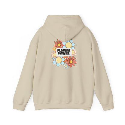 Flower Power Unisex Hoodie eco-friendly boho sweatshirt