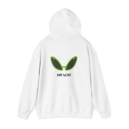Stay Weird Alien Hoodie – Funny Unisex Sweatshirt for Friends