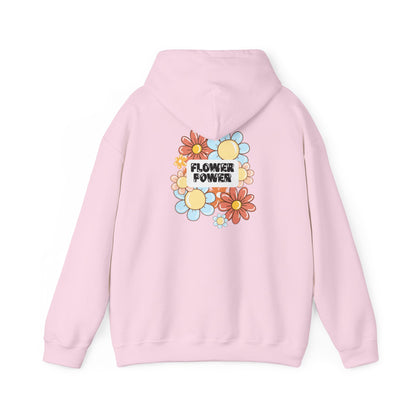 Flower Power Unisex Hoodie eco-friendly boho sweatshirt