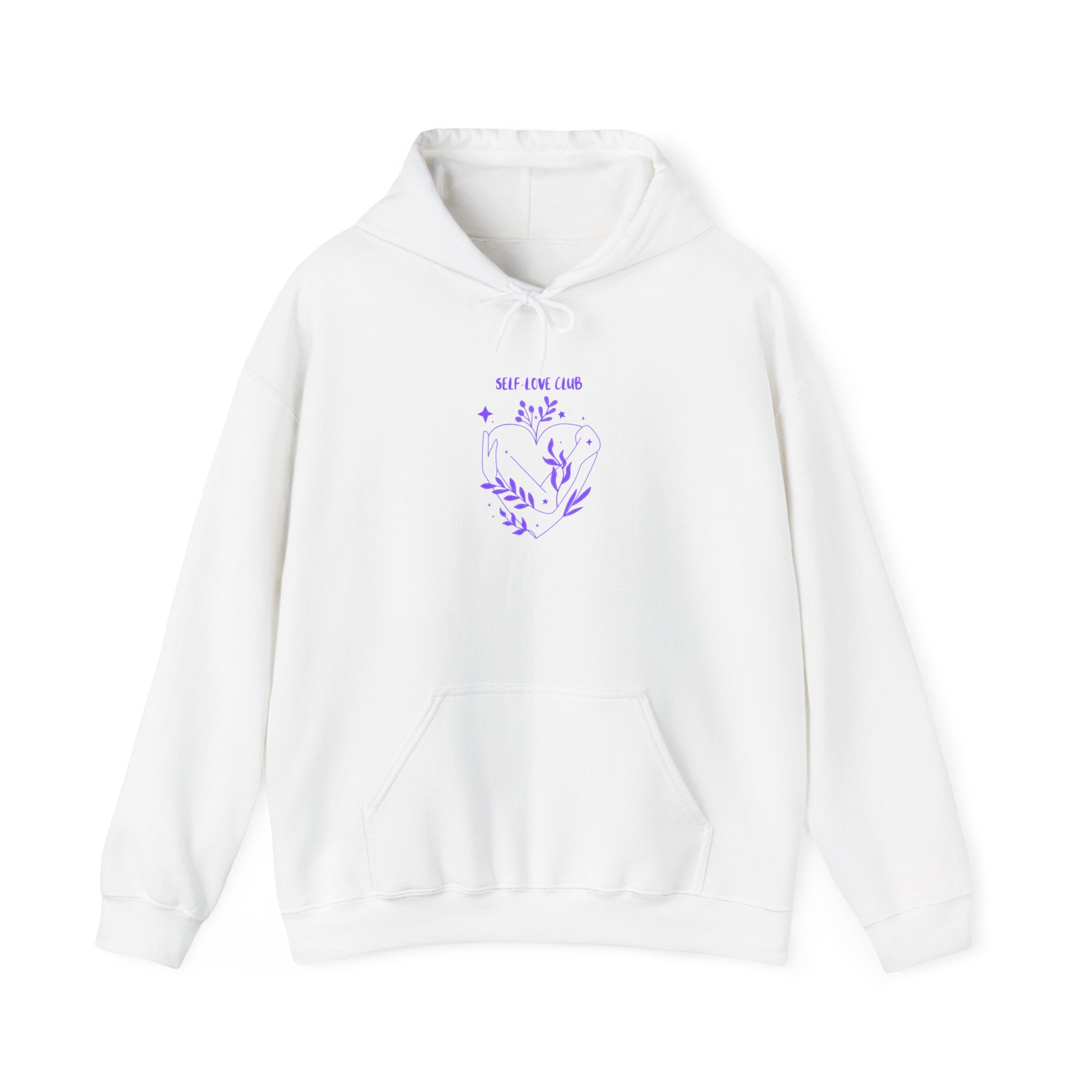 Floral Heart Hoodie cozy unisex sweatshirt for nature lovers