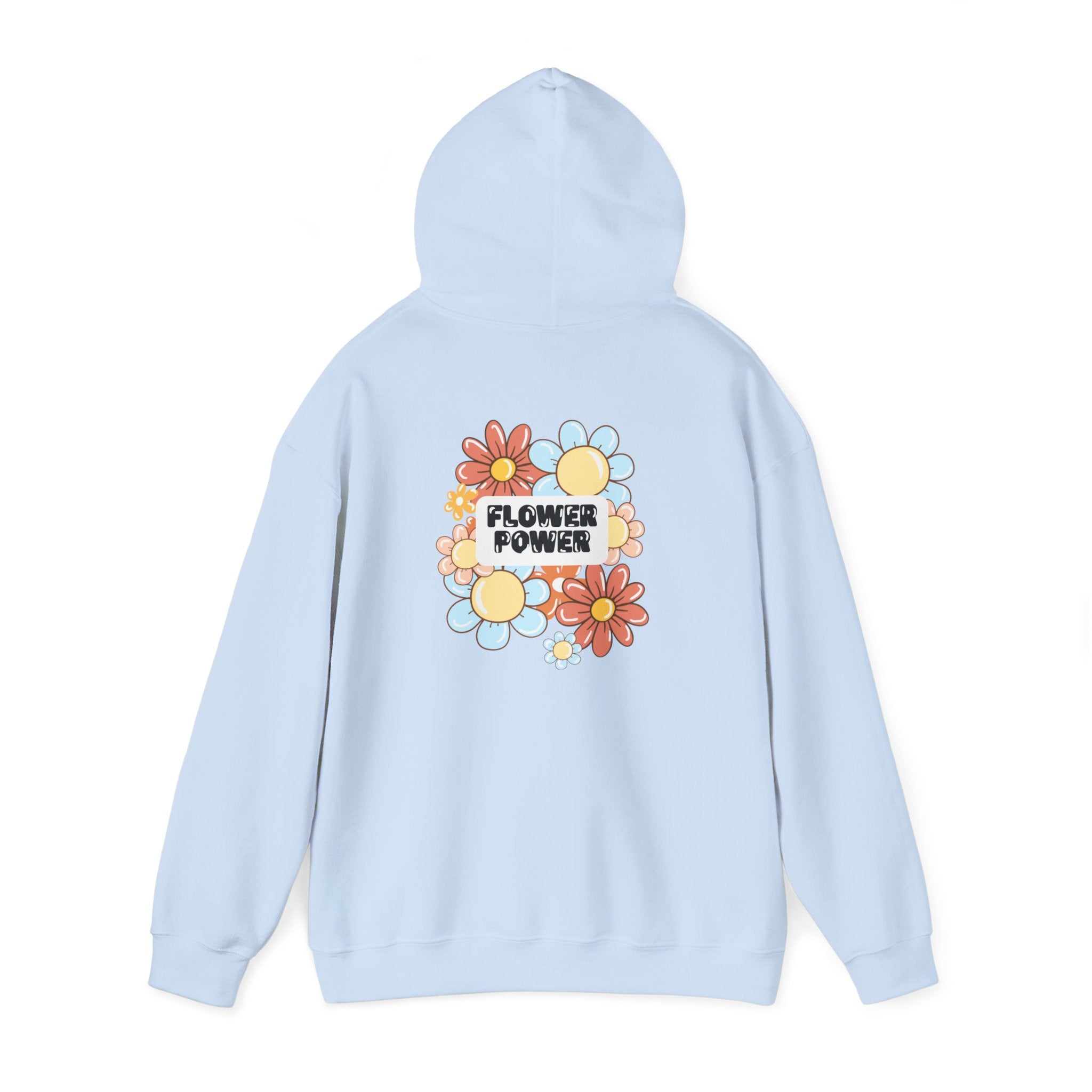 Flower Power Unisex Hoodie eco-friendly boho sweatshirt