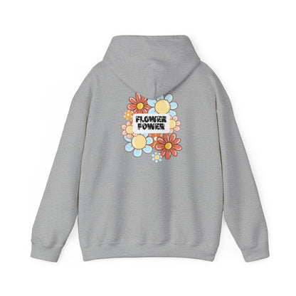 Flower Power Unisex Hoodie eco-friendly boho sweatshirt