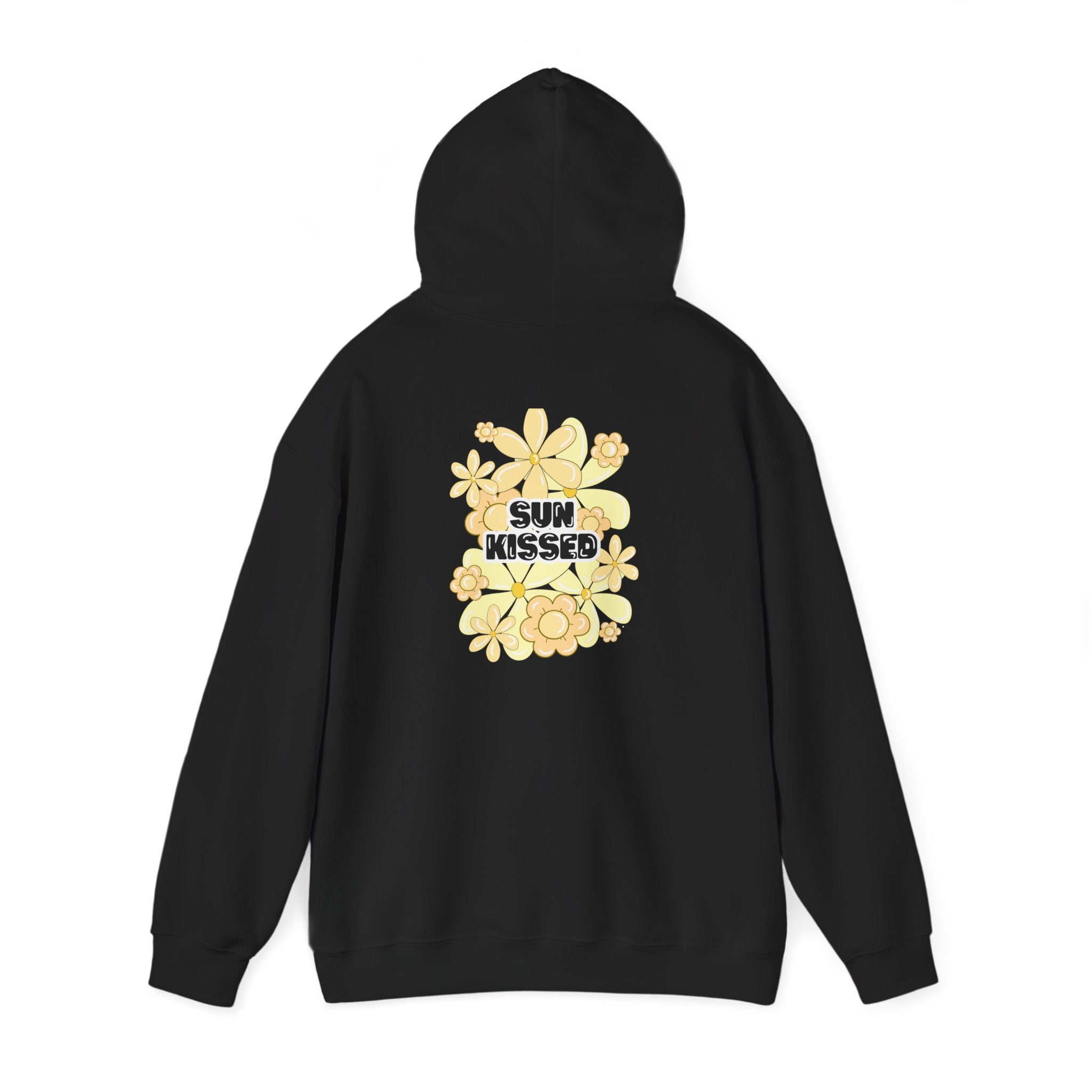 Sun Kissed Floral Hoodie – Cozy Unisex Hooded Sweatshirt,