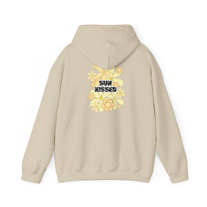 Sun Kissed Floral Hoodie – Cozy Unisex Hooded Sweatshirt,