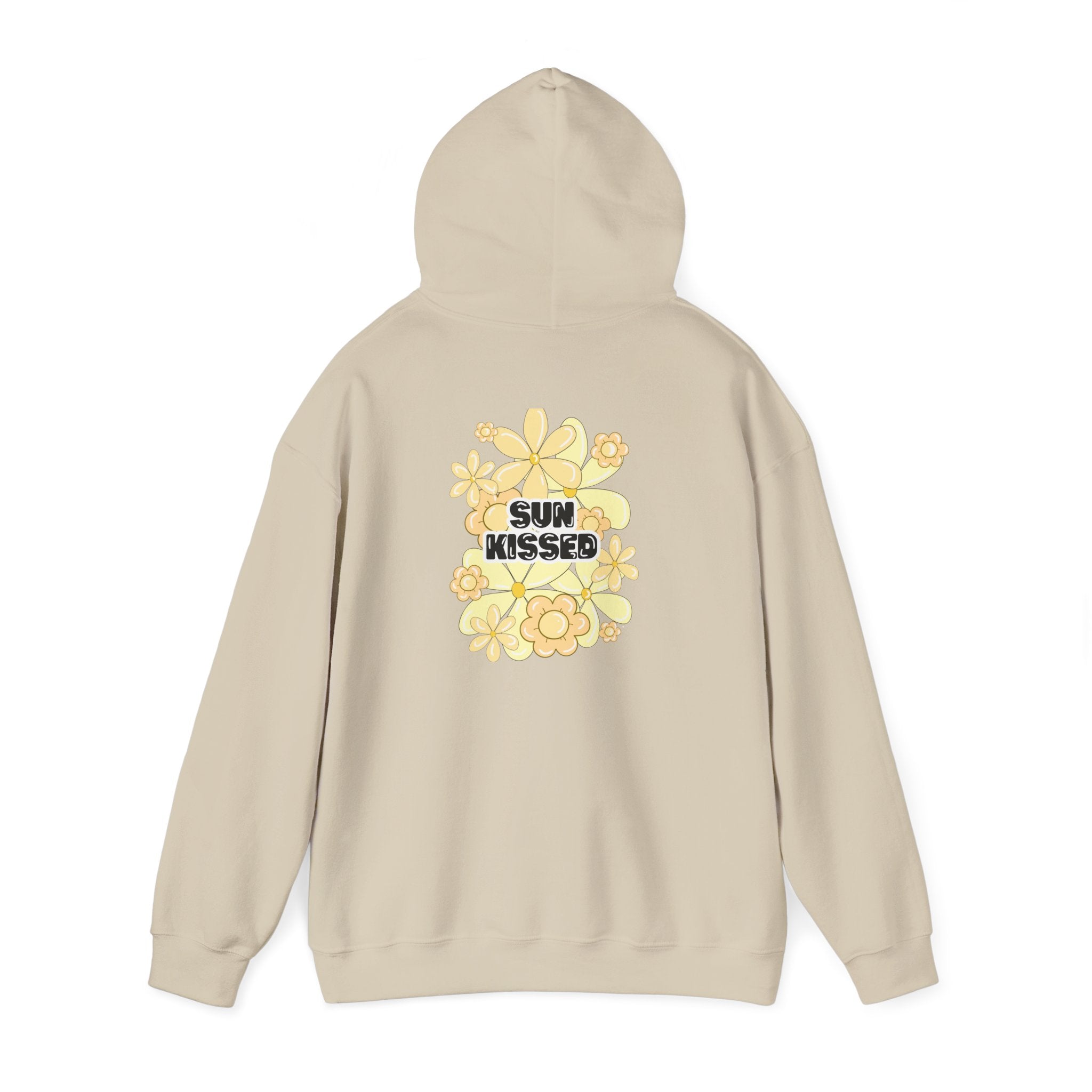 Sun Kissed Floral Hoodie – Cozy Unisex Hooded Sweatshirt,