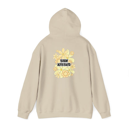 Sun Kissed Floral Hoodie – Cozy Unisex Hooded Sweatshirt,
