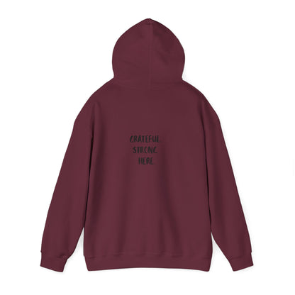 Grateful Strong Unisex Hoodie – motivational sweatshirt gift