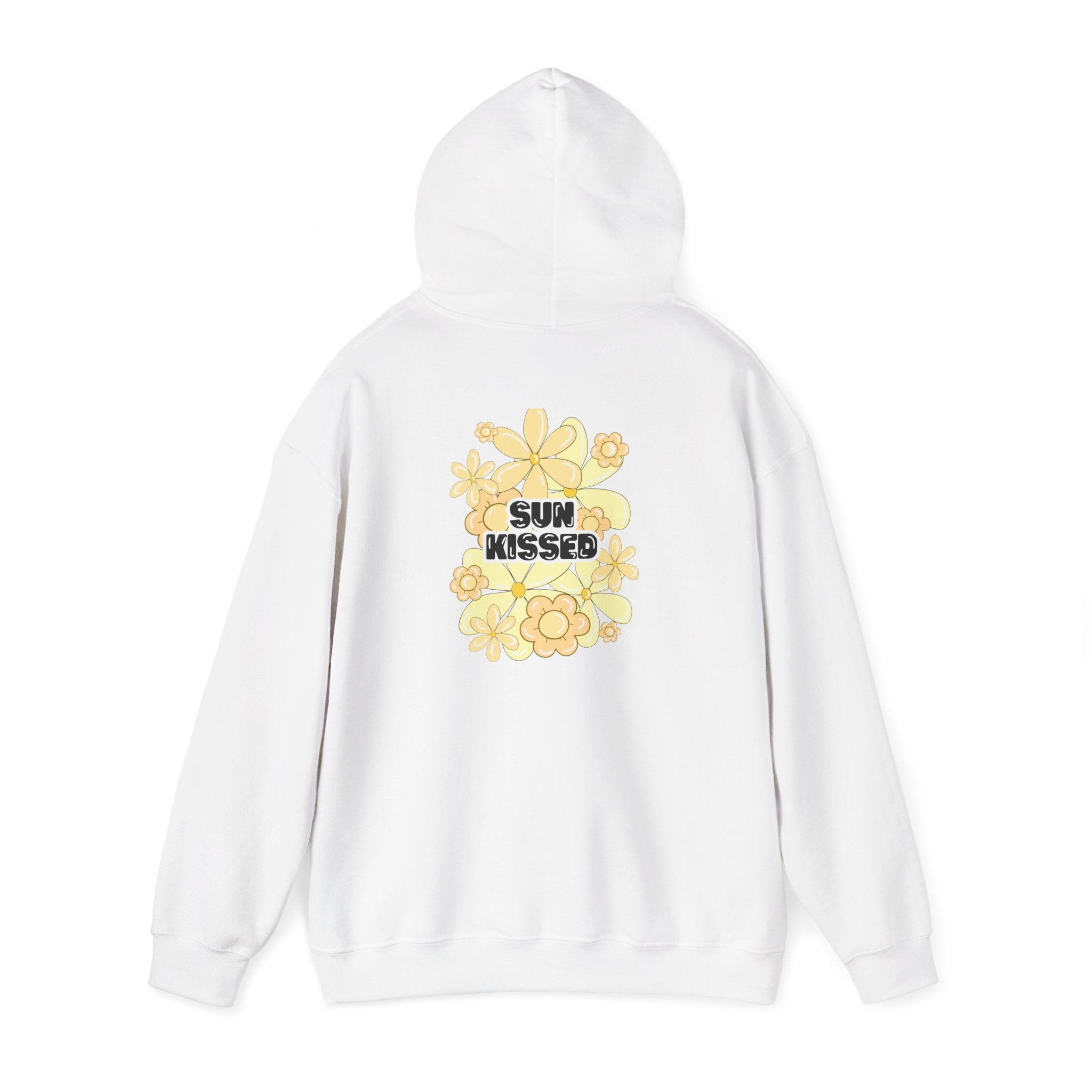 Sun Kissed Floral Hoodie – Cozy Unisex Hooded Sweatshirt,