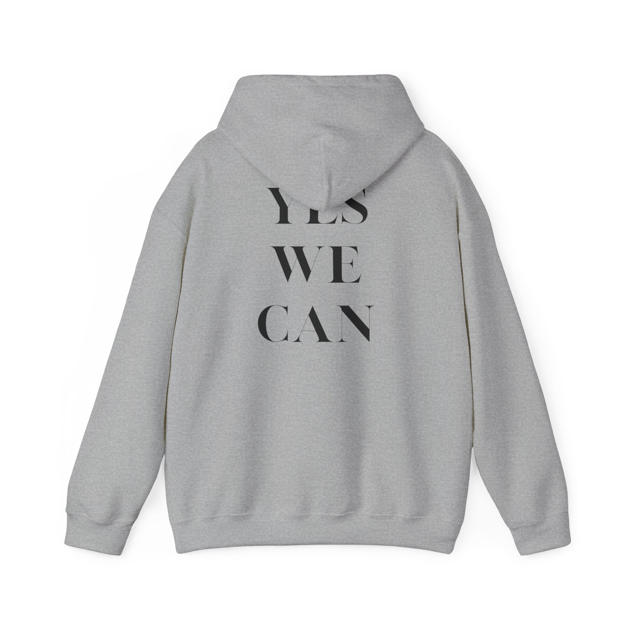 YES WE CAN Unisex Hoodie motivational statement sweatshirt gift