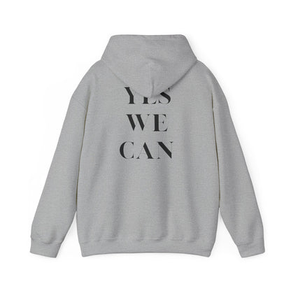 YES WE CAN Unisex Hoodie motivational statement sweatshirt gift