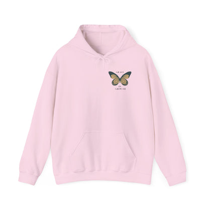 Grace in Growth Hoodie unisex butterfly motivational sweatshirt
