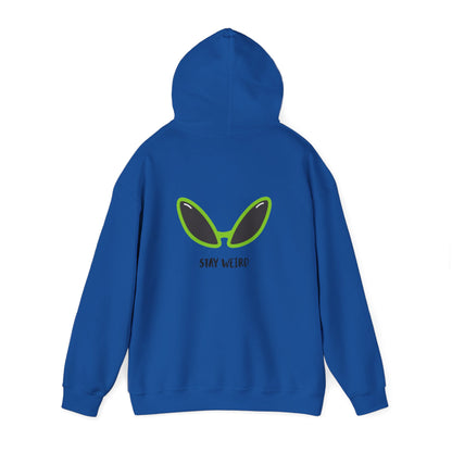 Stay Weird Alien Hoodie – Funny Unisex Sweatshirt for Friends