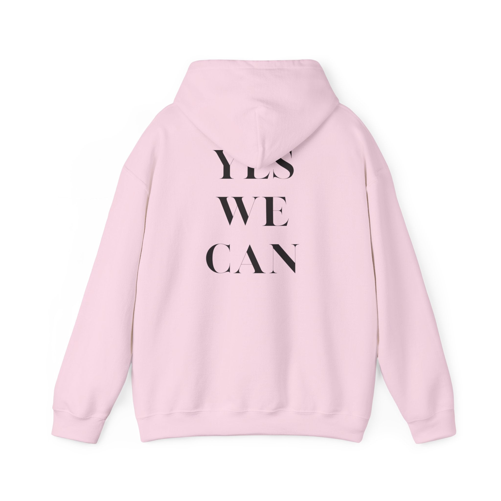 YES WE CAN Unisex Hoodie motivational statement sweatshirt gift