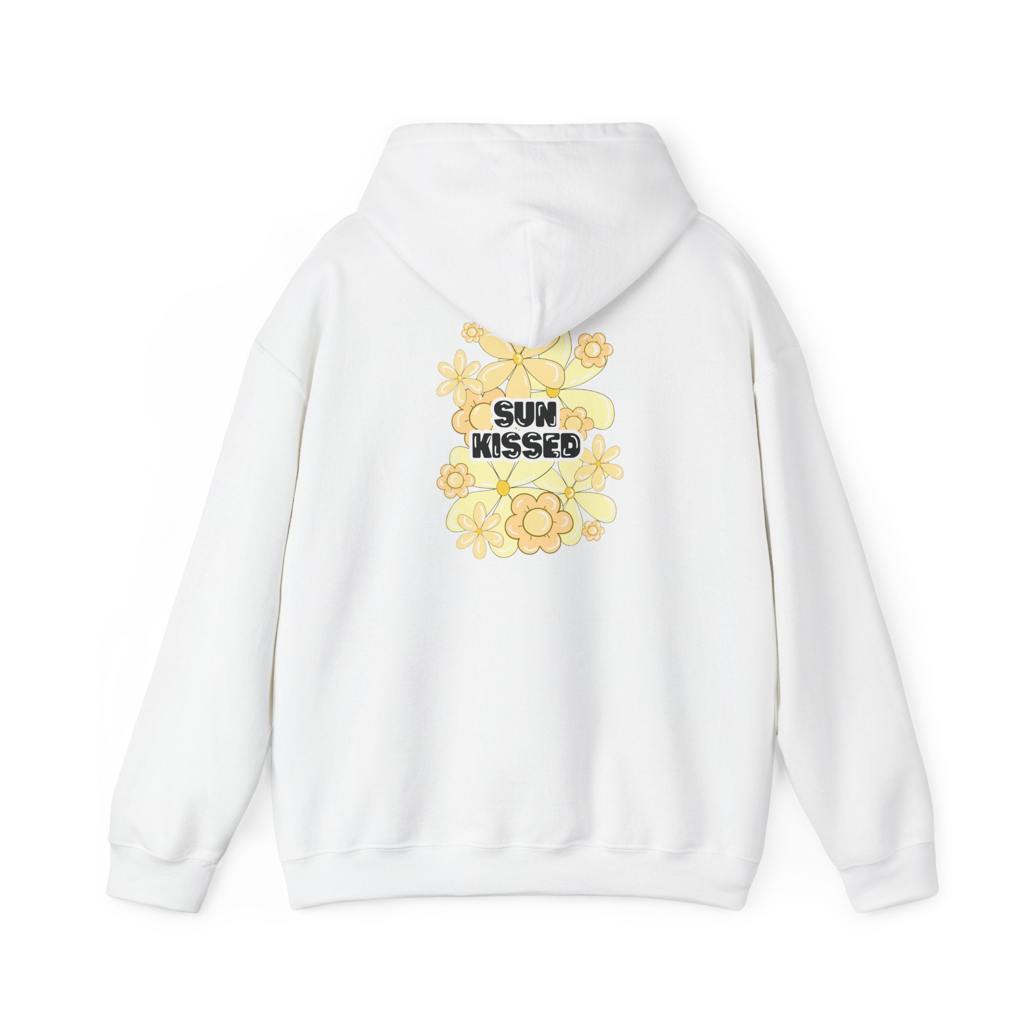 Sun Kissed Floral Hoodie – Cozy Unisex Hooded Sweatshirt,