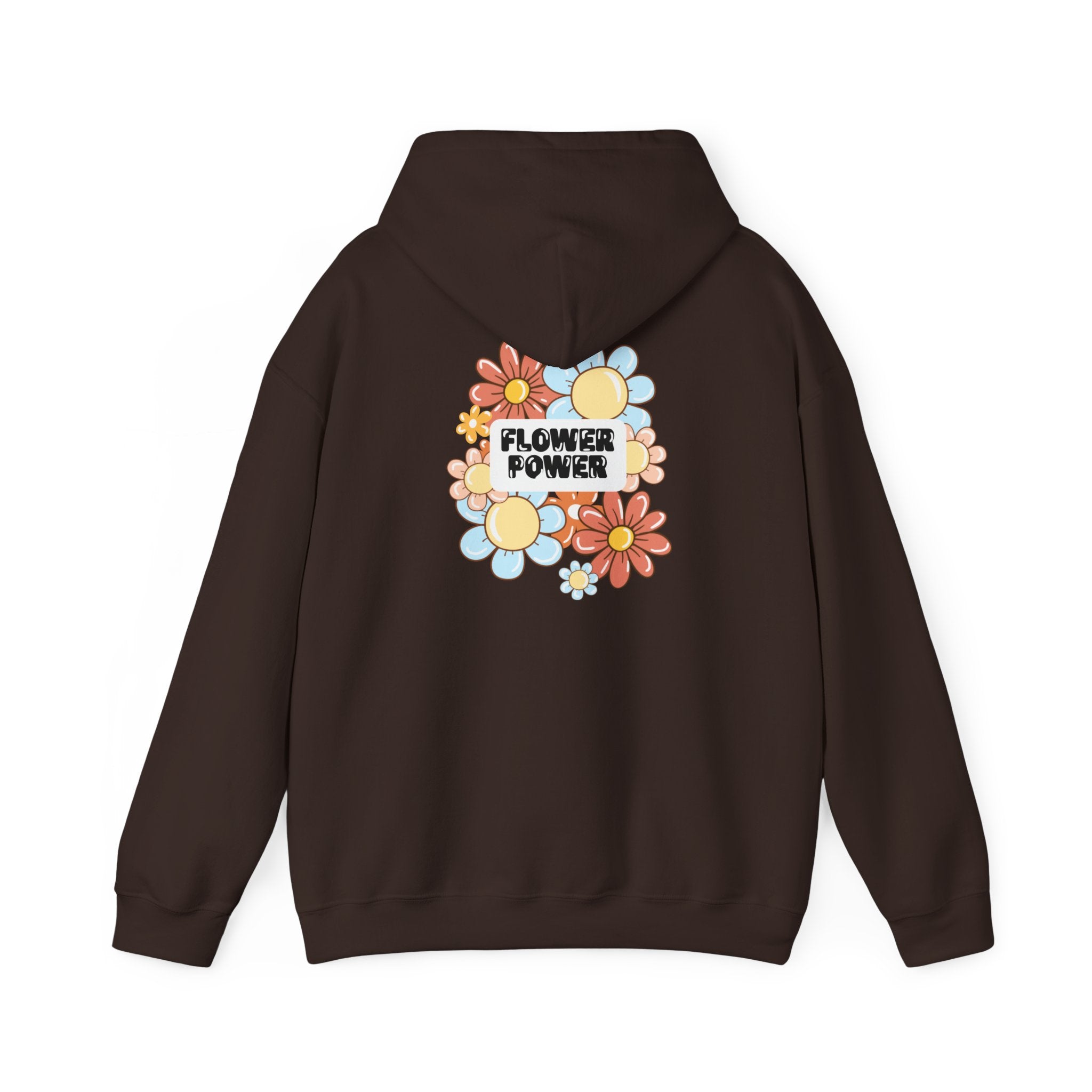 Flower Power Unisex Hoodie eco-friendly boho sweatshirt